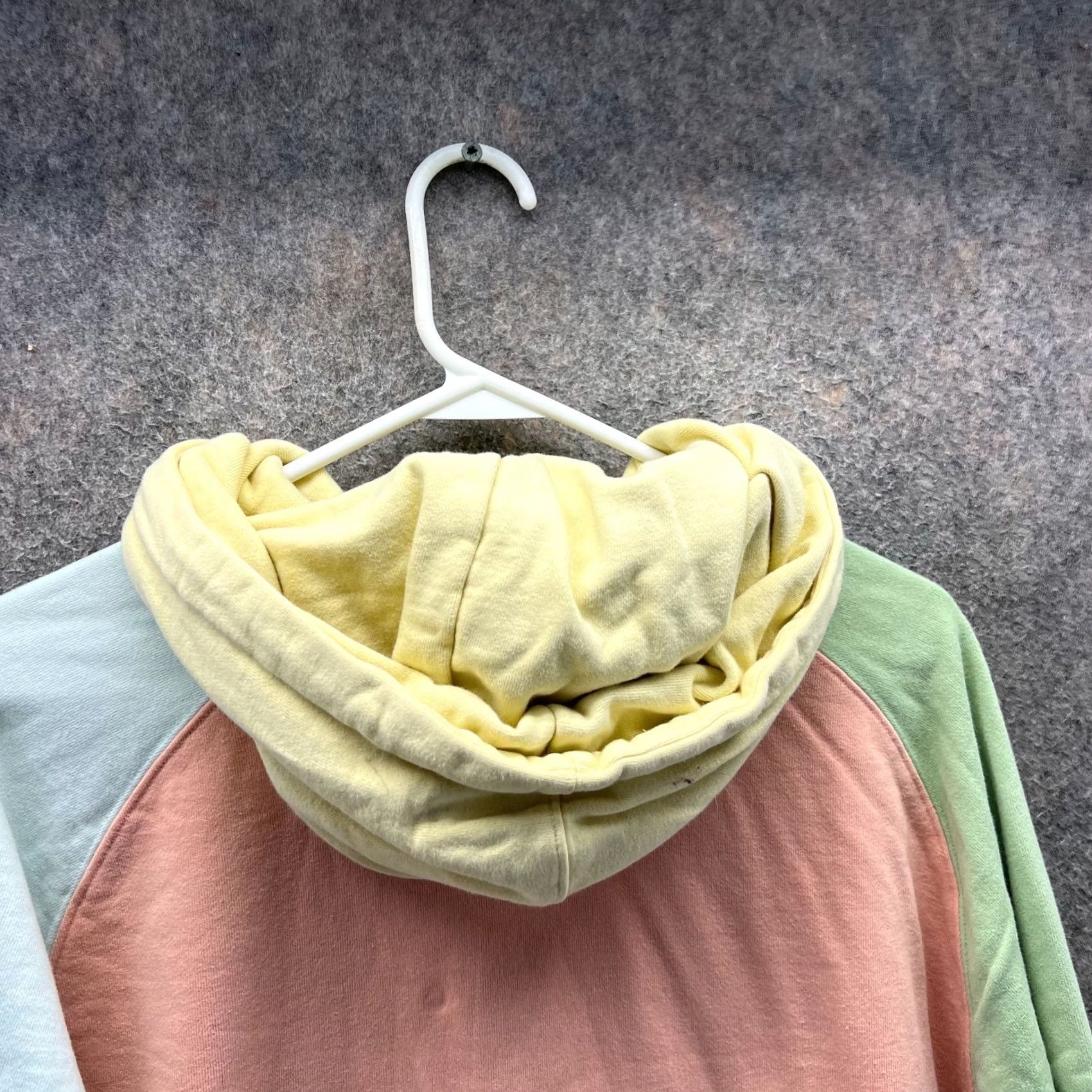 Teddy Fresh Teddy Fresh Hoodie Men M Beige Color Block Pullover Sweatshirt Hooded Crew Neck Patch Size US M / EU 48-50 / 2 - 6 Thumbnail