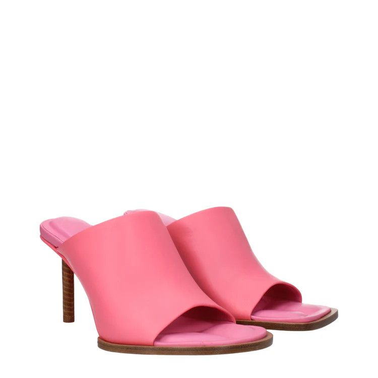 Jacquemus ob1o1e1124 Leather Sandals in Pink Size US 9 / IT 39 - 2 Thumbnail