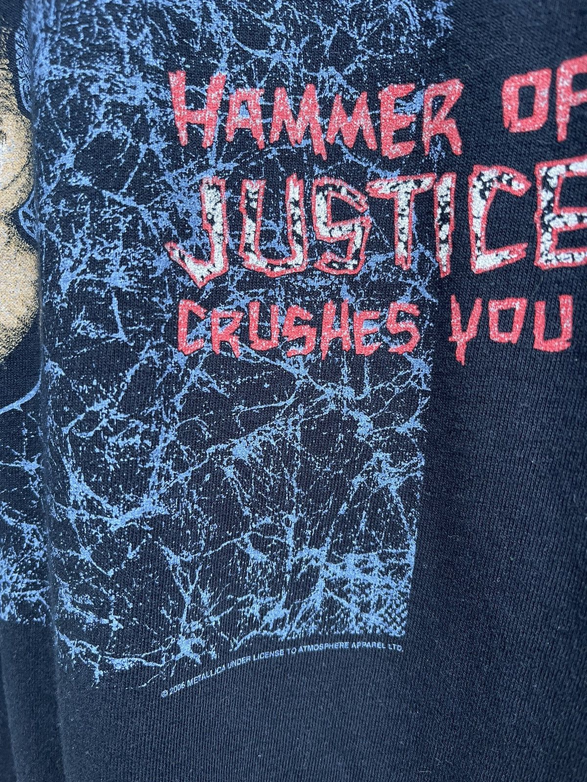 Metallica 2006 Metallica And Justice For All Double Sided Shirt Mens S Size US S / EU 44-46 / 1 - 12 Thumbnail
