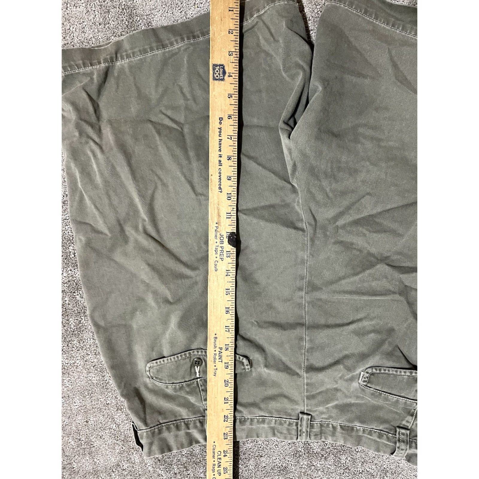 Gap VINTAGE Gap Shorts Mens 38 Green Pleated Chino Relaxed Fit 90s Preppy Mens Size US 38 / EU 54 - 5 Thumbnail