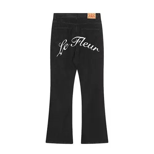 Designer × Japanese Brand × Vintage faded graphics flared y2k hiphop pants Size US 30 / EU 46 - 3 Thumbnail