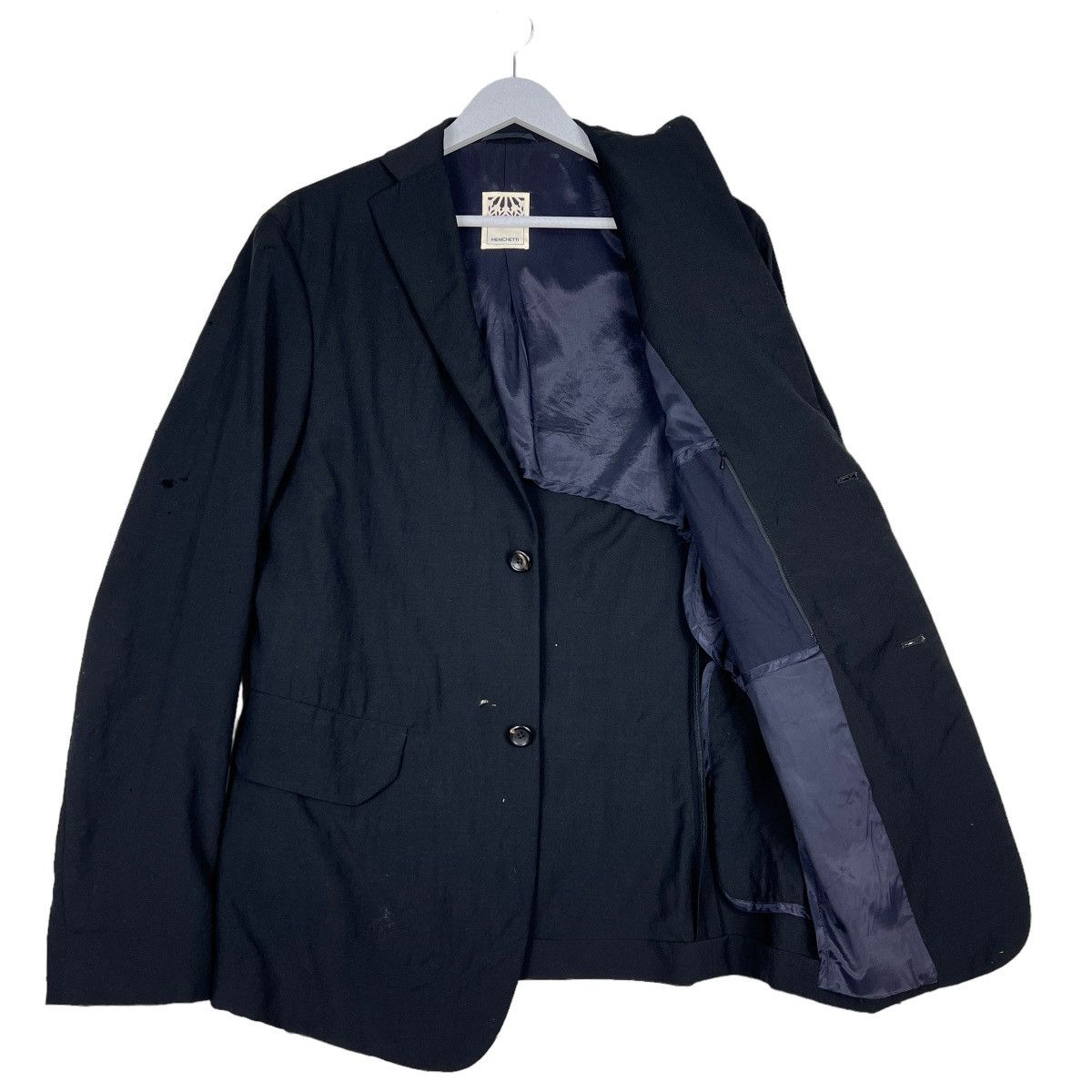 Burberry × Designer 🔥 ROBERTO MENICHETTI WOOL BLAZER CARDIGAN MADE IN ITALY Size US M / EU 48-50 / 2 - 9 Thumbnail