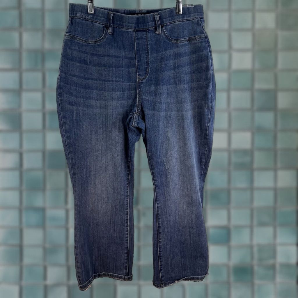 Vintage VINTAGE Judy Blue Slim Straight Denim Jeans Womens 16 Plus Blue High Rise Stretch Size 38" / US 16 / IT 52 - 1 Thumbnail