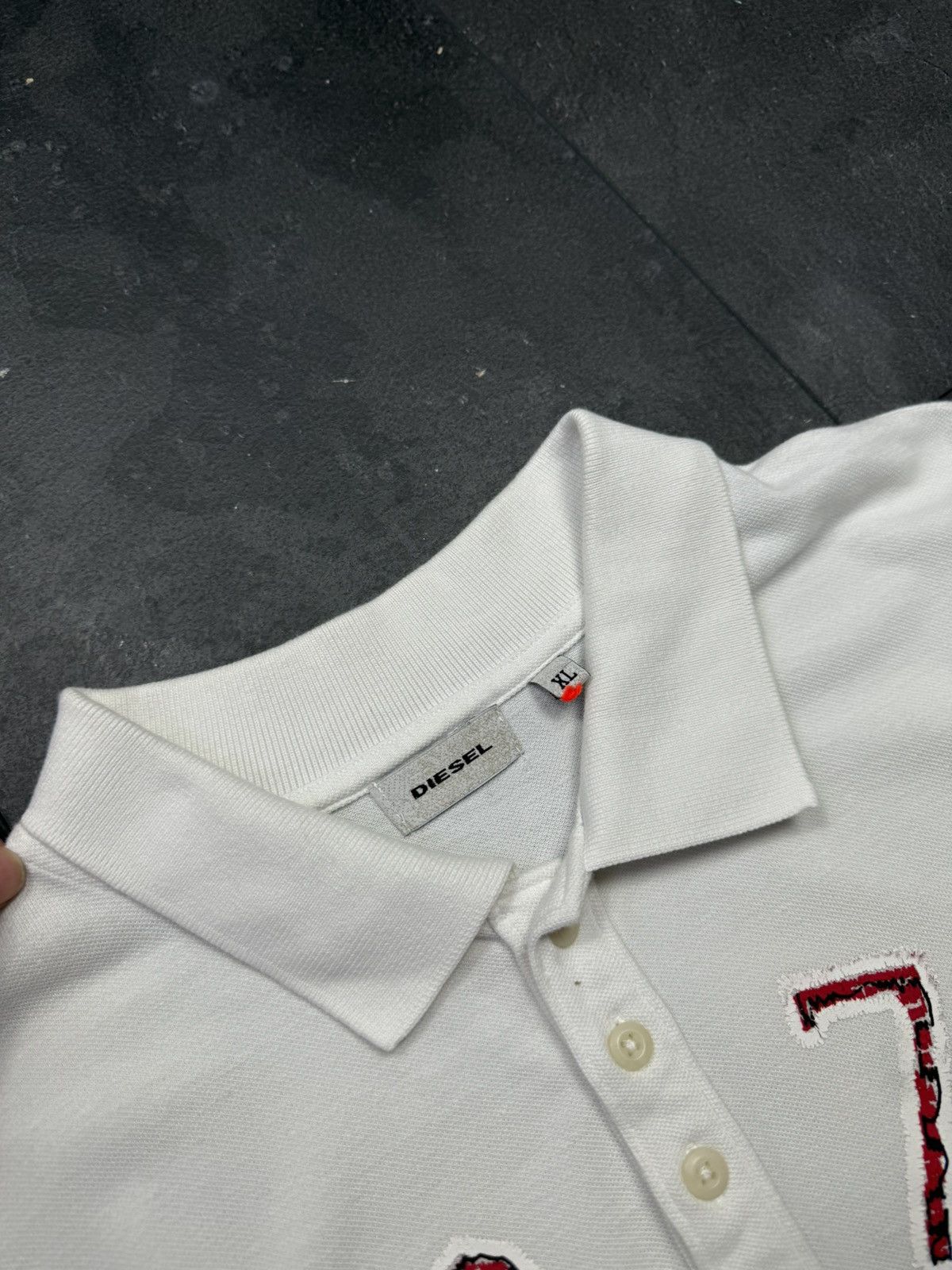 Diesel × Streetwear × Vintage Vintage big logo diesel polo wild spirit Size US XL / EU 56 / 4 - 3 Thumbnail