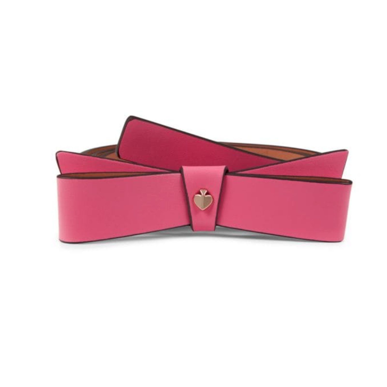 Kate Spade Bow Leather Belt in Pale deals Peach small