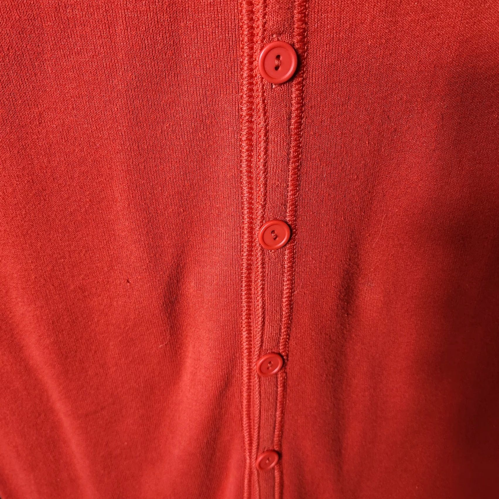Vintage **Morgan Mills Red Cotton/Polyester Long Sleeve Union Suit |Adult Big & Tall|** User: **Morgan Mills Red Long Sleeve Union Suit |Adult Big & Tall|** Size US L / EU 52-54 / 3 - 2 Thumbnail