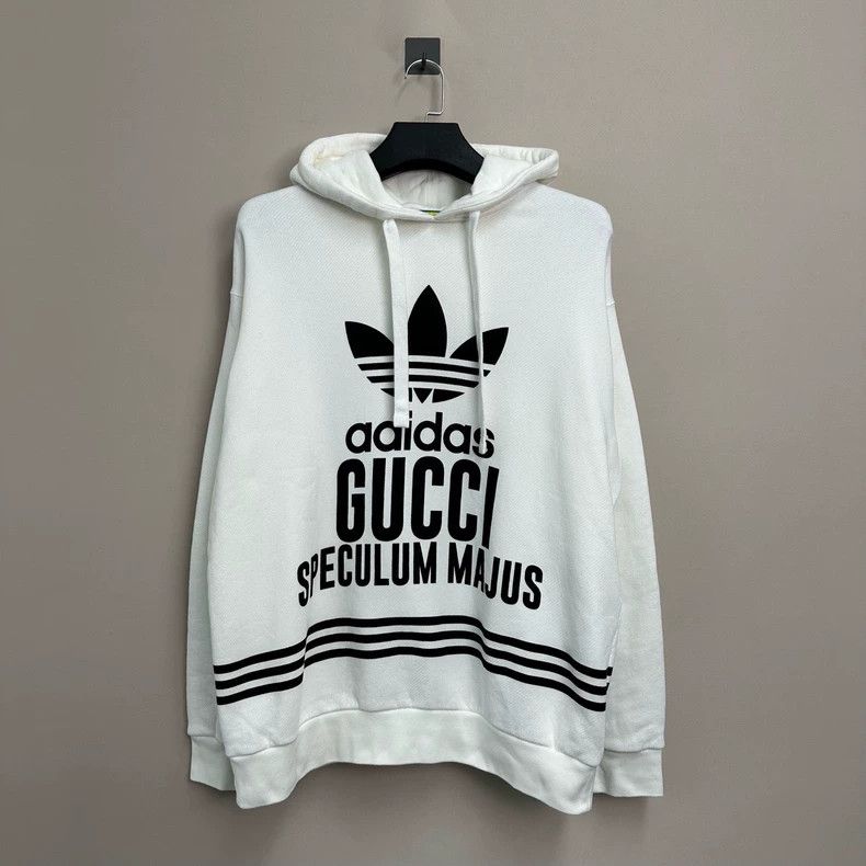 Gucci Gucci Adidas Collaboration Three Stripes Letter Hoodie - dmc Size US M / EU 48-50 / 2 - 1 Thumbnail