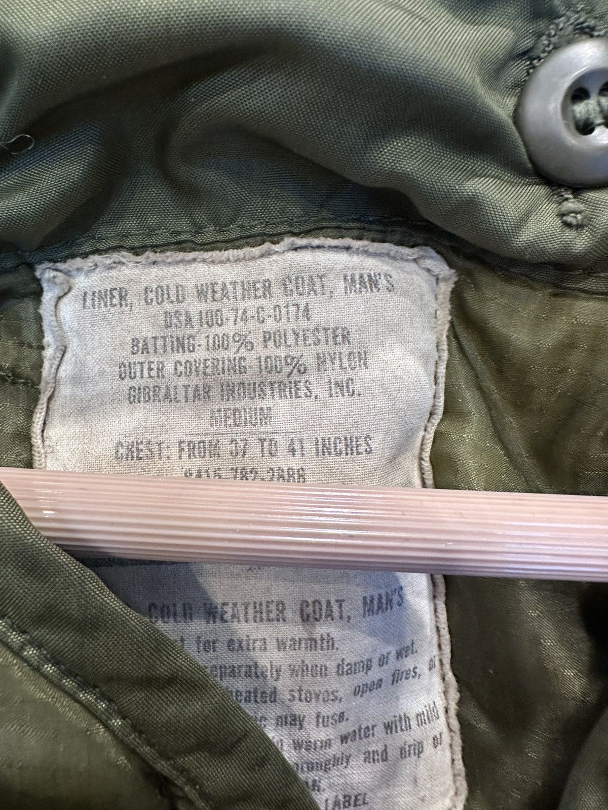 Other 1984 Authentic Vintage M-65 Field Jacket Size US M / EU 48-50 / 2 - 4 Thumbnail
