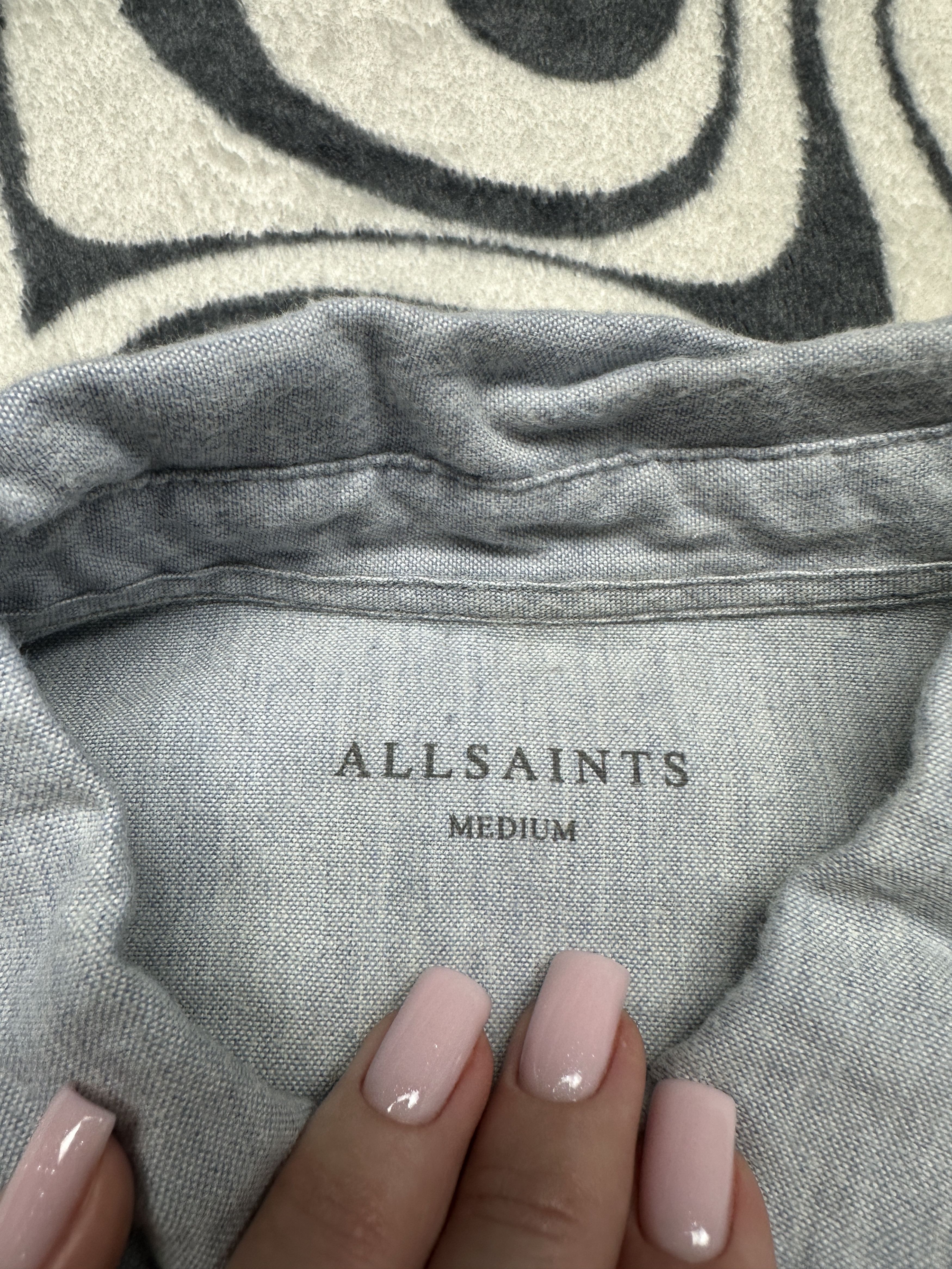 Allsaints AllSaints Mens Millard Long Sleeve Shirt Size US M / EU 48-50 / 2 - 5 Thumbnail