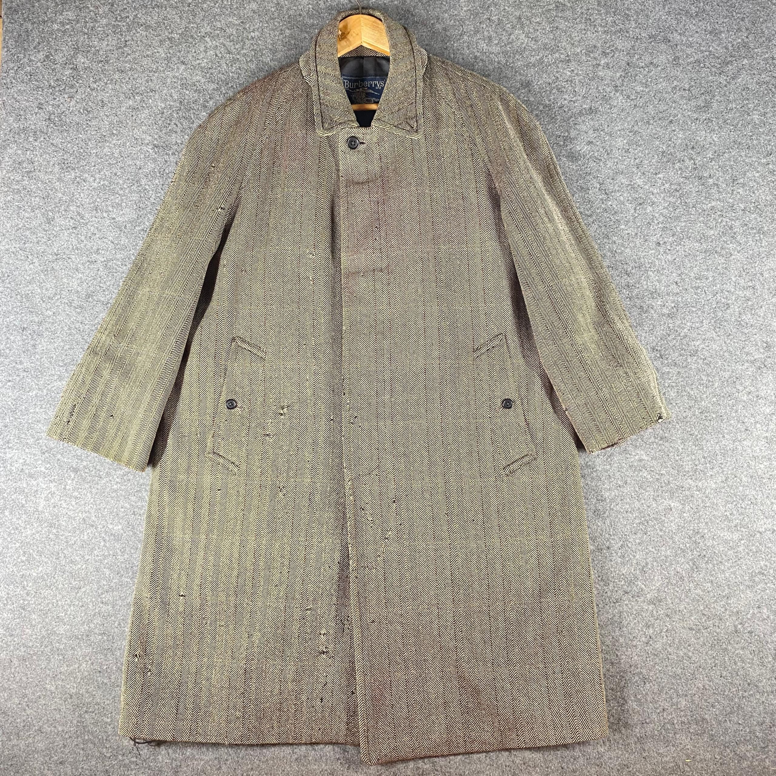 Burberry Prorsum Vintage 90s Burberry London Wool Cashmere Parka Jacket Size US L / EU 52-54 / 3 - 3 Thumbnail
