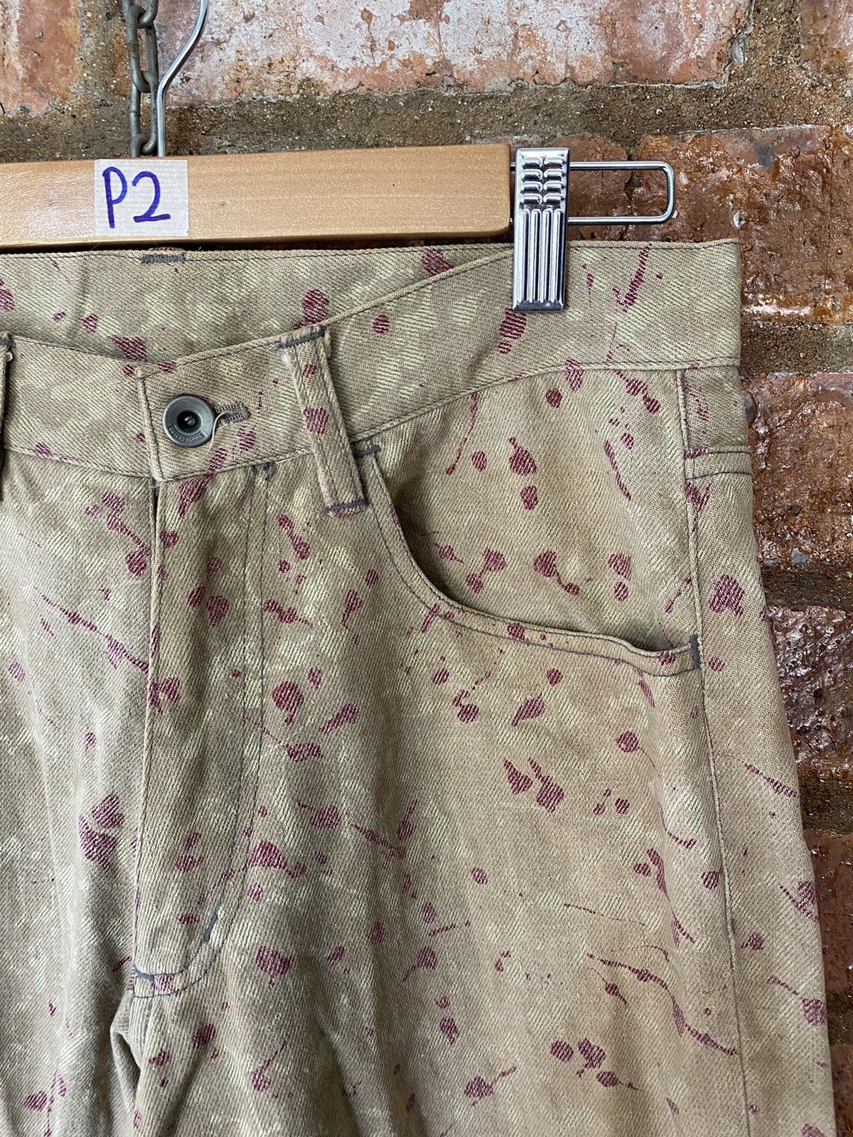 Tornado Mart 🔥2000s 291295 Homme Blood splash pants Size US 30 / EU 46 - 7 Thumbnail