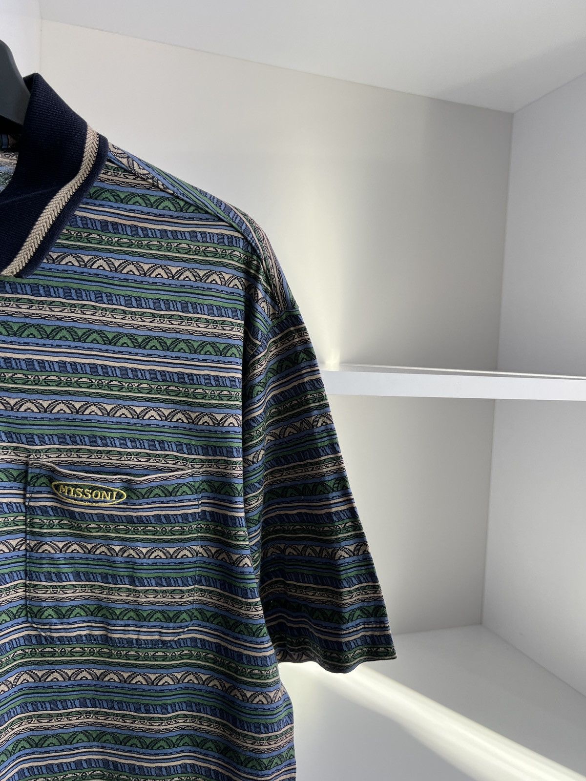 Missoni × Vintage Vintage Missoni Striped luxury polo Size US M / EU 48-50 / 2 - 7 Thumbnail
