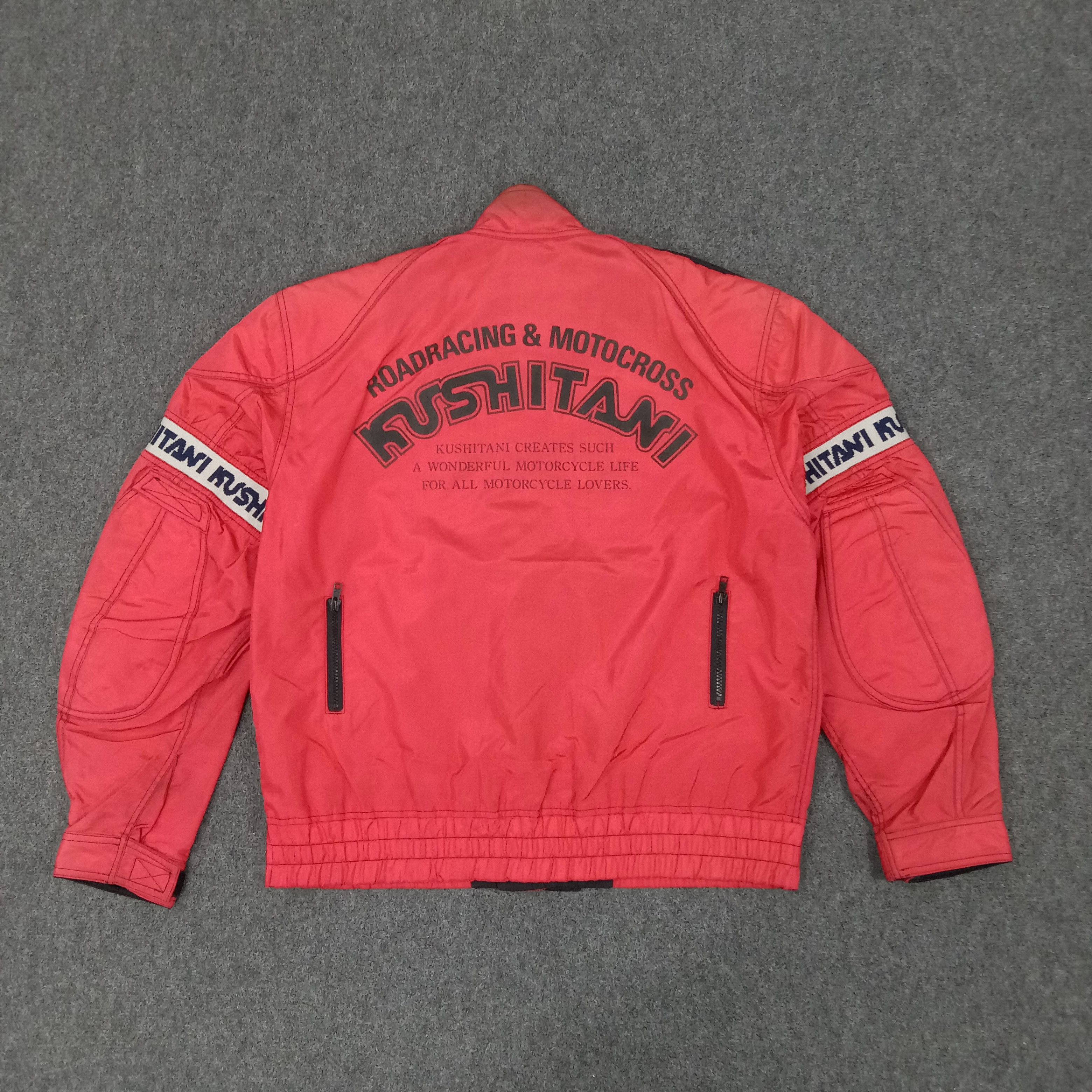 Japanese Brand × Vintage Kushitani Hole Shot 1 Japanese Motorsports Jacket Size US M / EU 48-50 / 2 - 1 Thumbnail