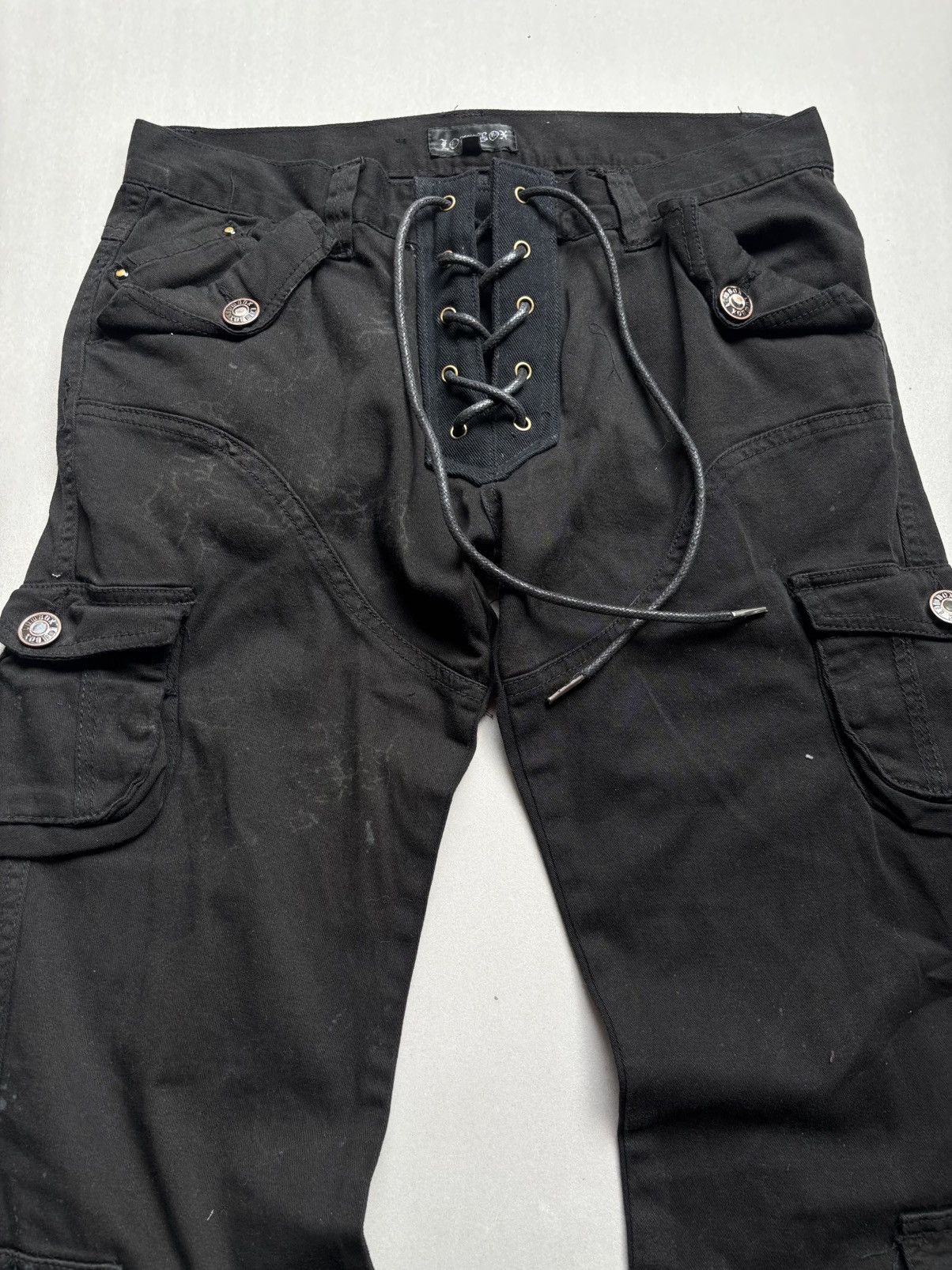 LOWBOX lace up flare cargo pants Size US 30 / EU 46 - 2 Thumbnail