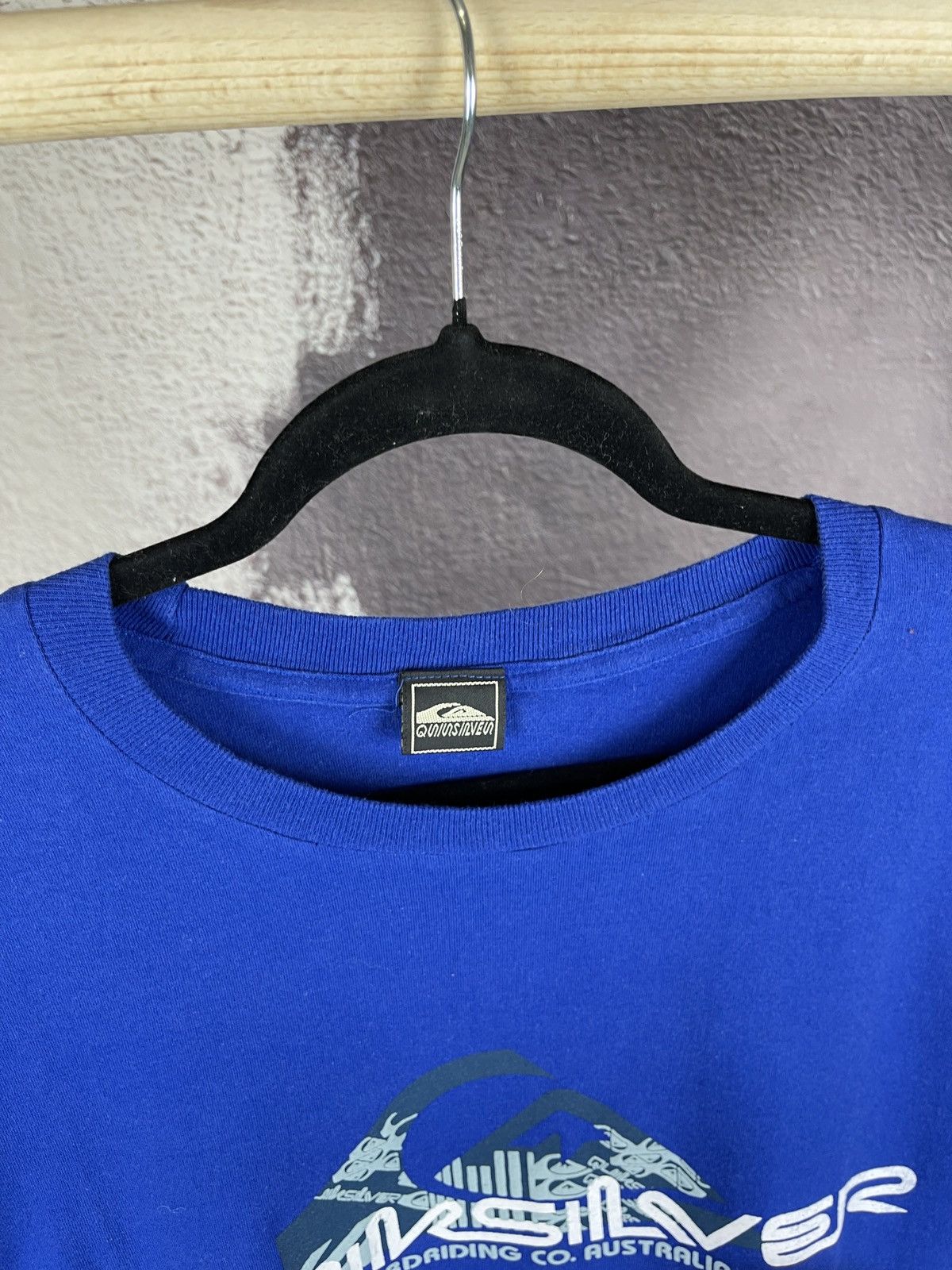 Quiksilver Quiksilver vintage big logo blue tee shirt Size US L / EU 52-54 / 3 - 6 Thumbnail