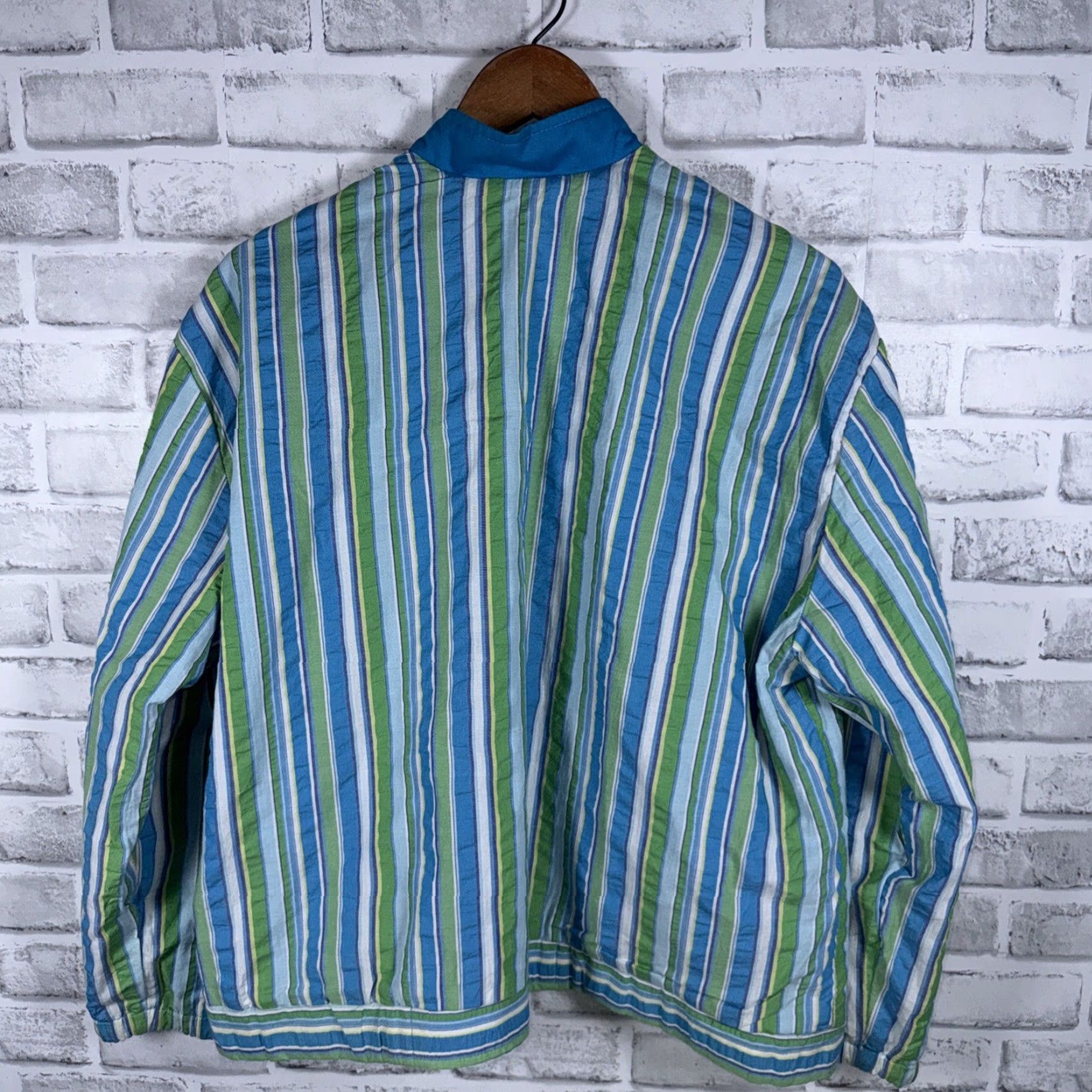 Pendleton VTG Pendleton Jacket Reversible Casual Women M USA Blue Knockabouts Reversible Casual Jacket Womens Pendleton USA Blue M Size M / US 6-8 / IT 42-44 - 3 Thumbnail