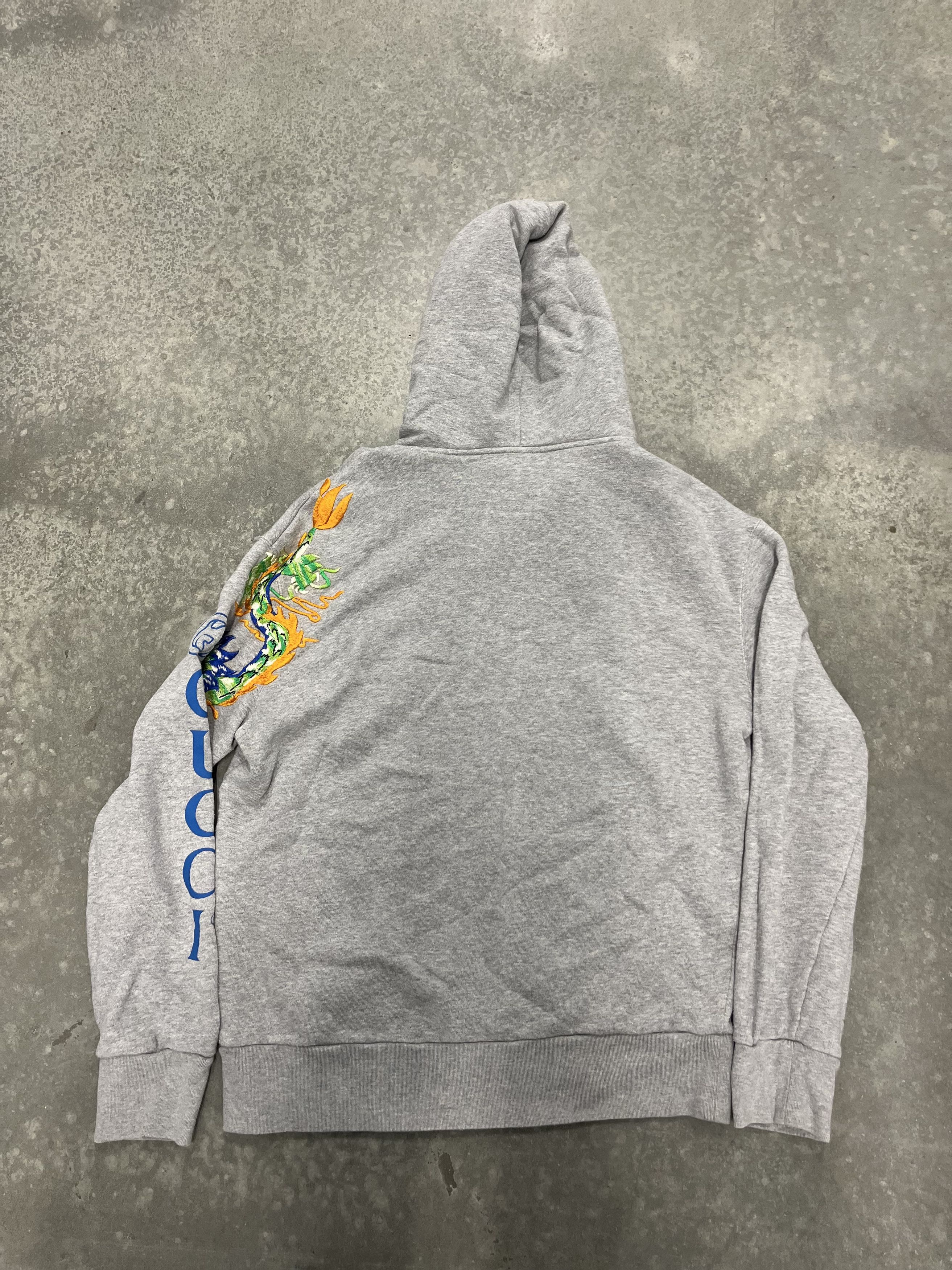 Gucci Gucci Embroidered Dragon Hoodie sz M Size US M / EU 48-50 / 2 - 2 Thumbnail