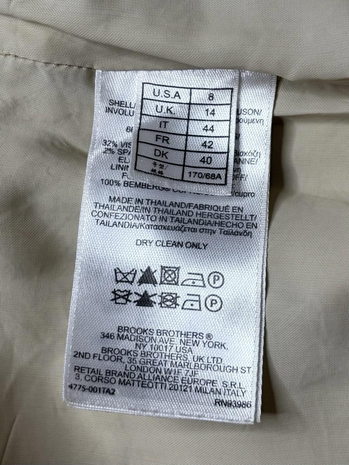 Brooks Brothers Brooks Brothers Skirt Womens Size 8 Linen Stretch Size 30" / US 8 / IT 44 - 10 Thumbnail