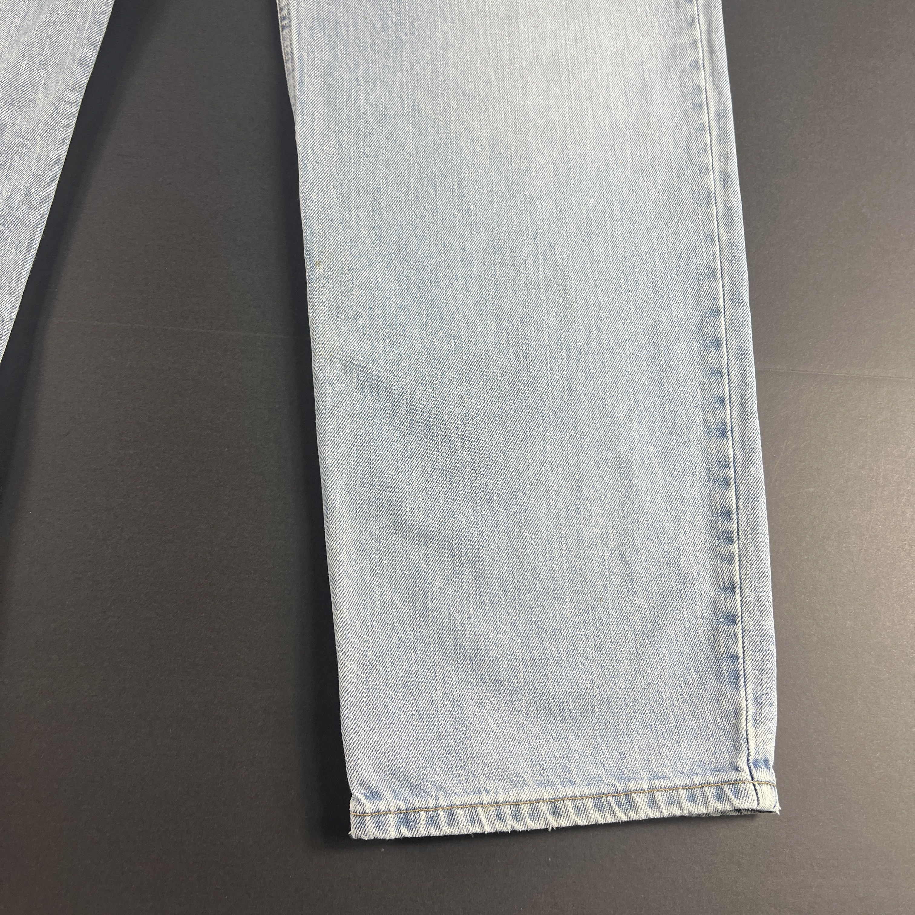 Levi's × Vintage Y2K Levi's Jean 550 Relaxed Straight Light Blue Cotton Denim Size US 37 - 8 Thumbnail