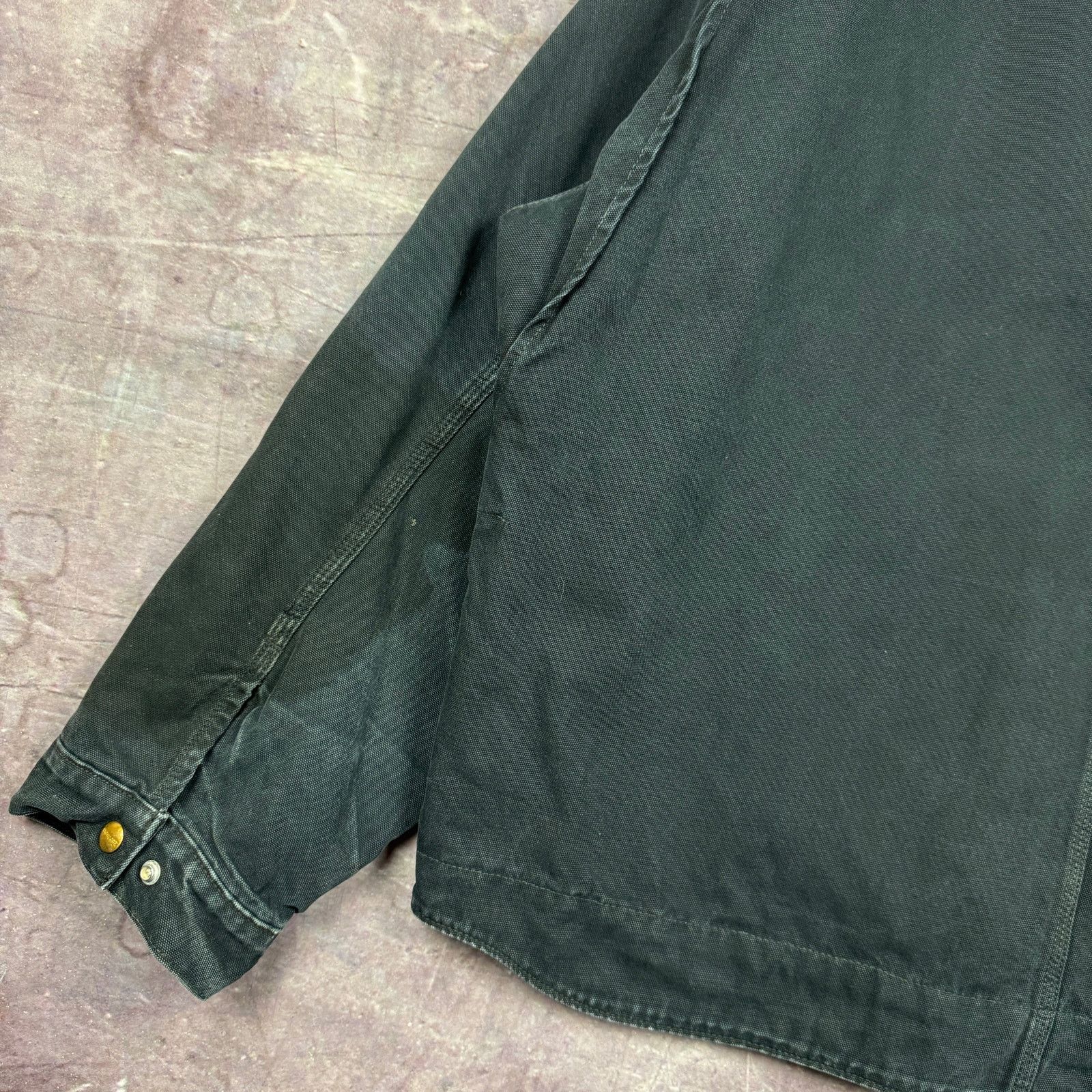 Carhartt × Vintage 00s Faded Black Carhartt Hooded Detroit Work Jacket XXL 2359 Size US XXL / EU 58 / 5 - 6 Thumbnail
