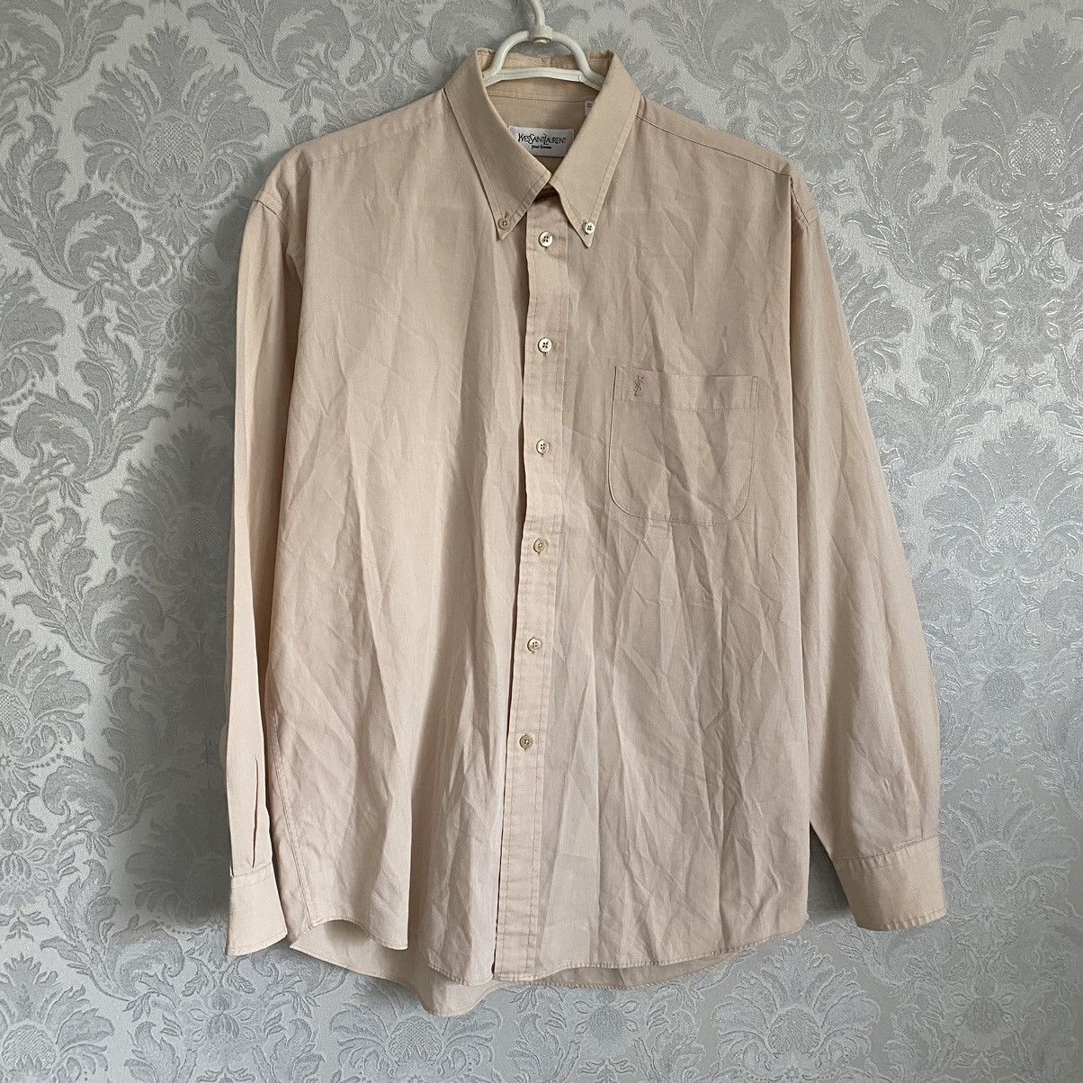 Yves Saint Laurent Vintage Yves Saint Laurent Shirt Button Up Small Logo Size US M / EU 48-50 / 2 - 1 Thumbnail