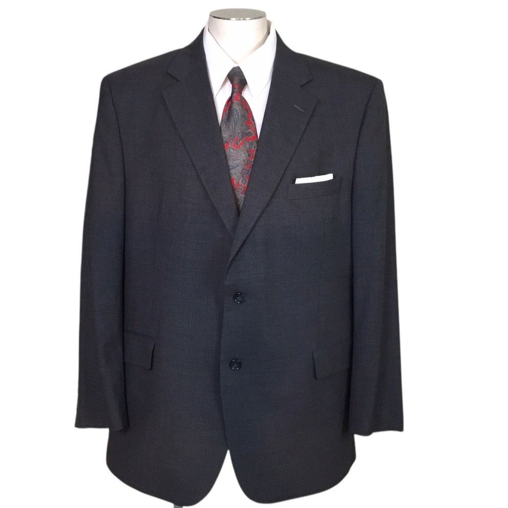 Jos. A. Bank Joseph A Bank Classic Traditional Suit Coat Gray Size 46 Reg Size US XL / EU 56 / 4 - 1 Thumbnail