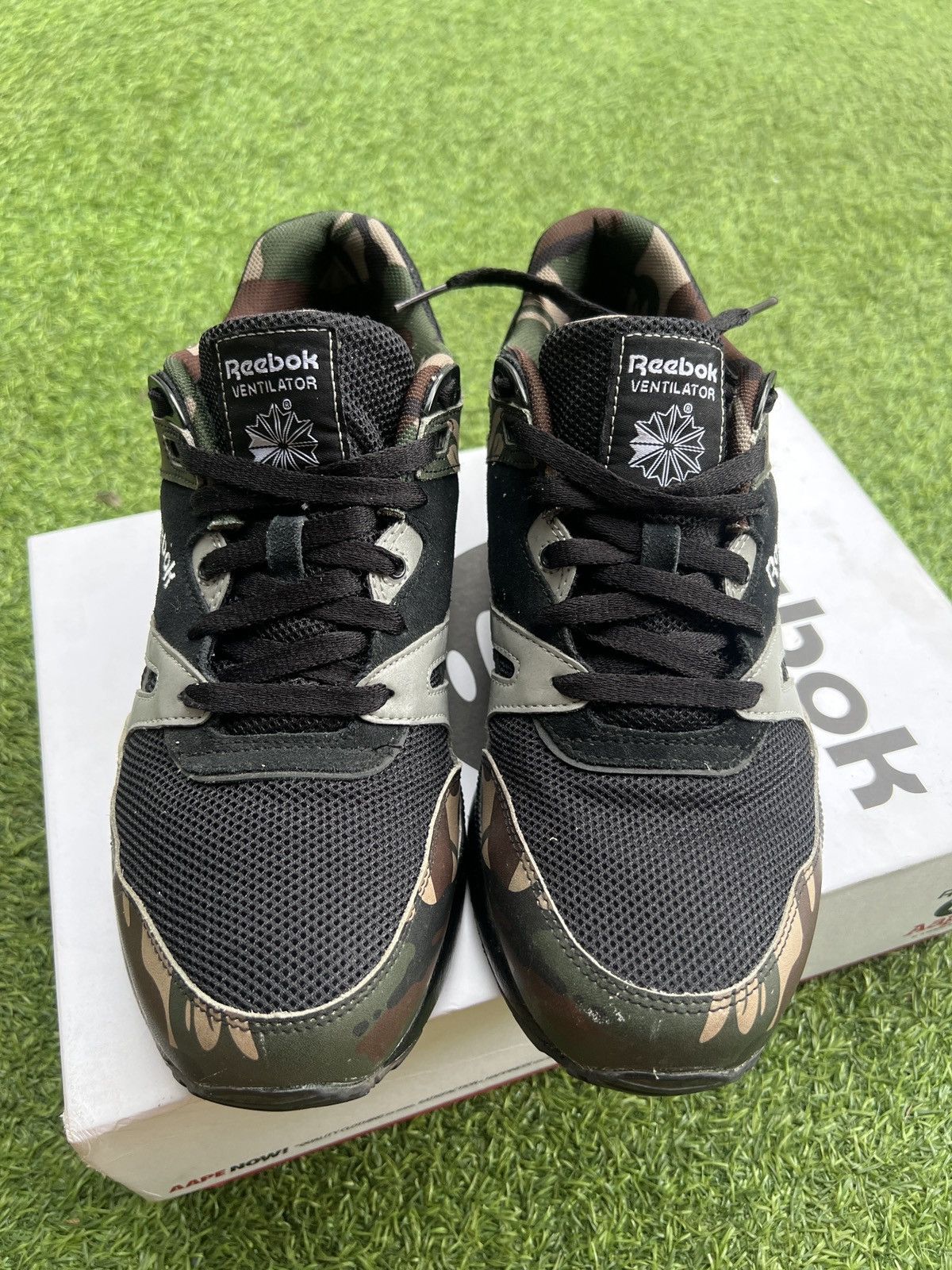 Bape × Reebok Reebok x Bape Ventilator Aape Camo Black V63541 Size US 10 / EU 43 - 6 Thumbnail