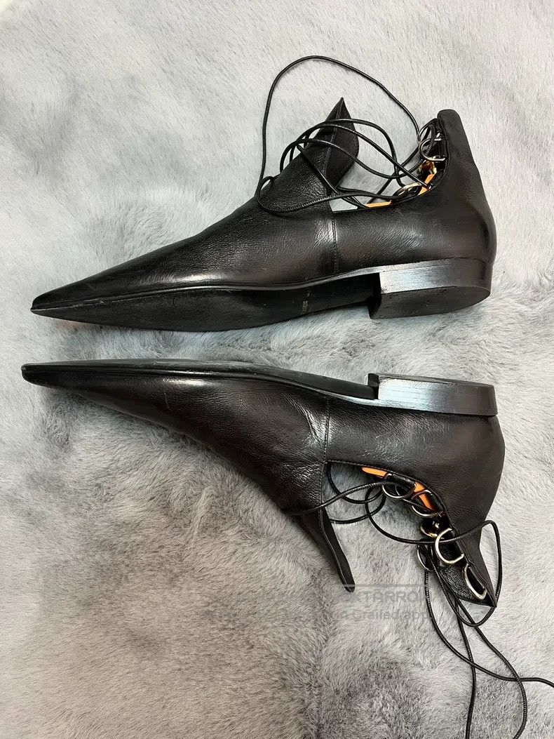 Saint Laurent Paris Saint Laurent Paris Pointed Toe Leather Boots Size US 11 / EU 44 - 2 Thumbnail
