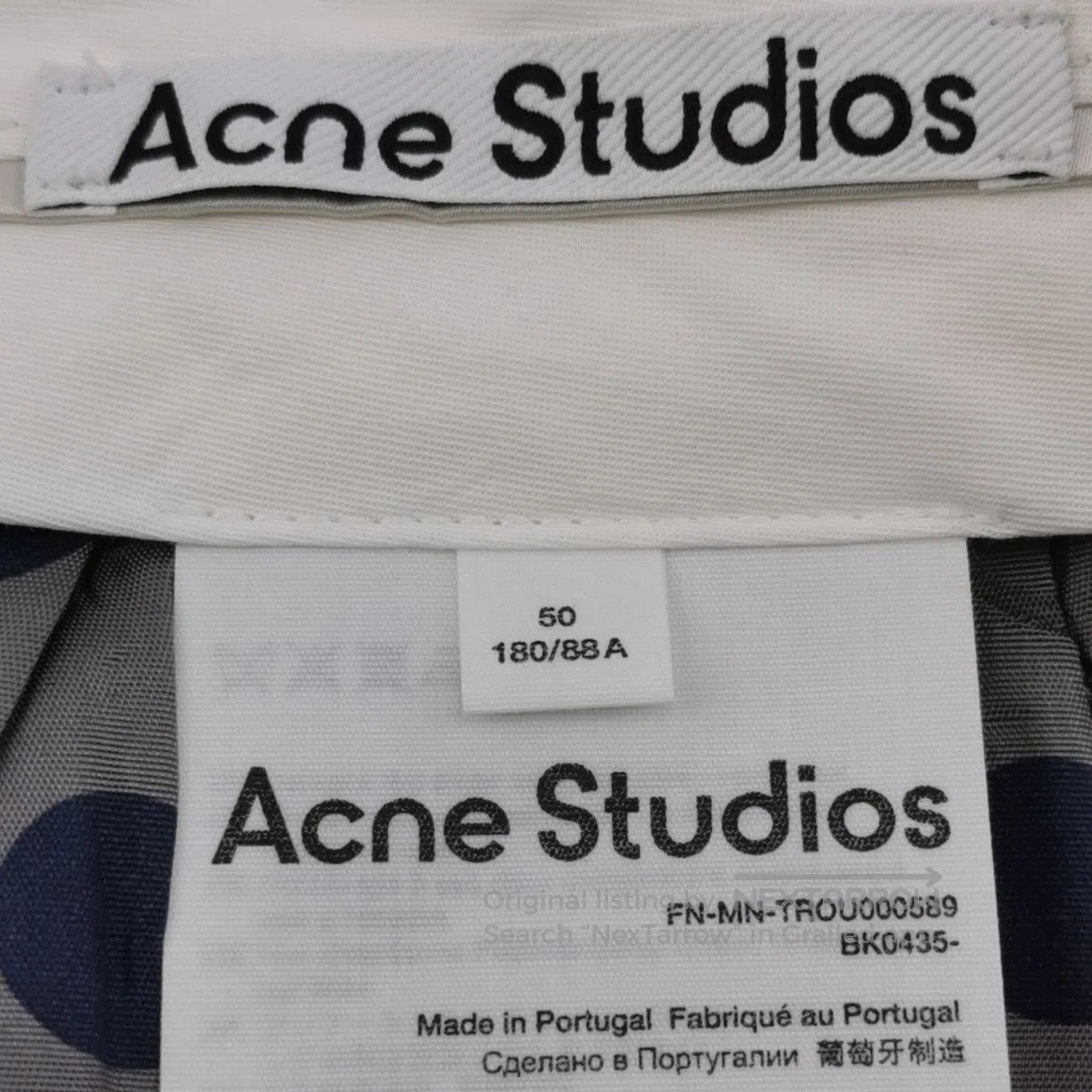 Acne Studios Acne Studios XS Letter Logo Hoody. Size US M / EU 48-50 / 2 - 7 Thumbnail
