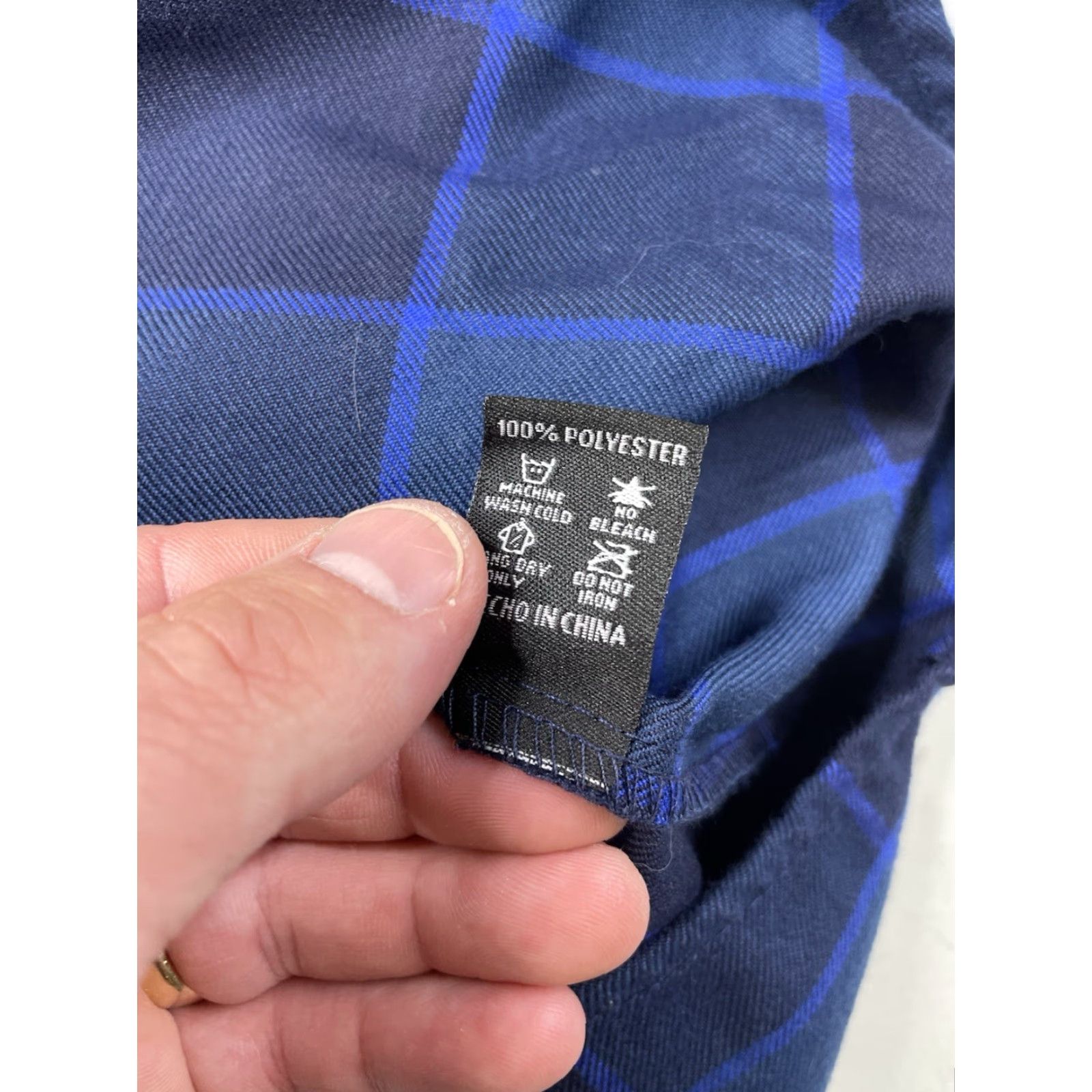 Vintage Dixxon Snap On Tools Limited Edition 2022 Flannel Plaid Shirt Blue Womens MEDIUM Shirt Women M Blue Girl? Size M / US 6-8 / IT 42-44 - 7 Thumbnail