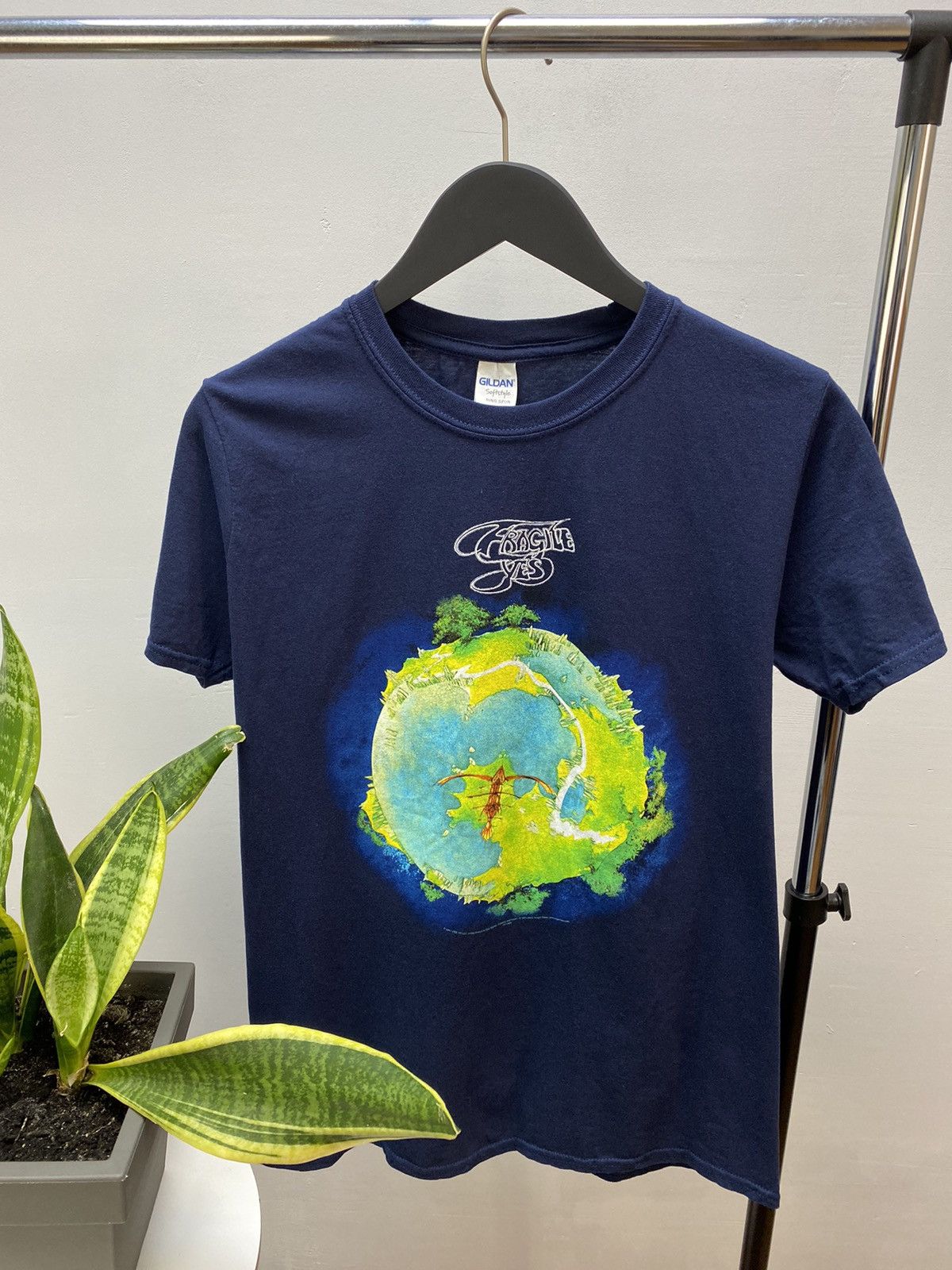 Band Tees × Vintage Yes Band T Shirt Fragile Album Promo Men’s M Navy Size US M / EU 48-50 / 2 - 7 Thumbnail