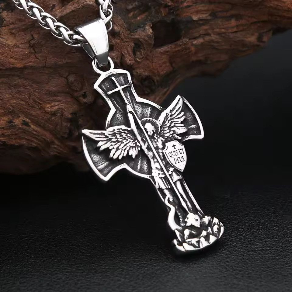 Jewelry St. Michael Archangel Pendant Necklace Size ONE SIZE - 5 Thumbnail