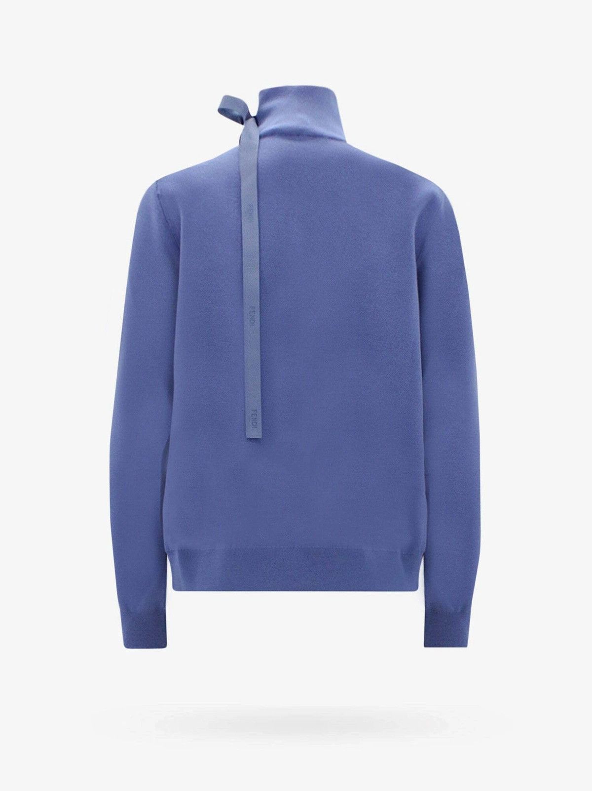 Fendi o1y0925 Turtleneck Sweater in Pastel Blue Size M / US 6-8 / IT 42-44 - 2 Thumbnail