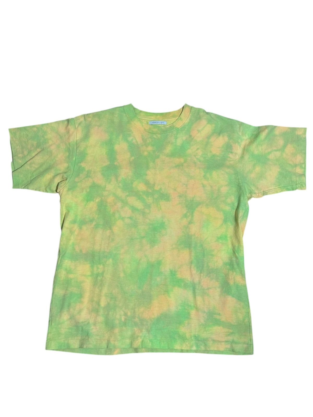 John Elliott 🔥John Elliott Neon Green Tie-Dye T shirt/John Elliot T-shirt Size US L / EU 52-54 / 3 - 1 Thumbnail