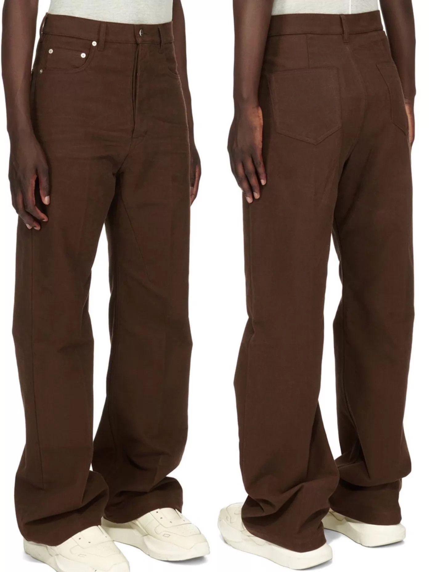 Rick Owens Rick Owens 23fw Geth Jeans Brown 32 Size US 32 / EU 48 - 2 Thumbnail