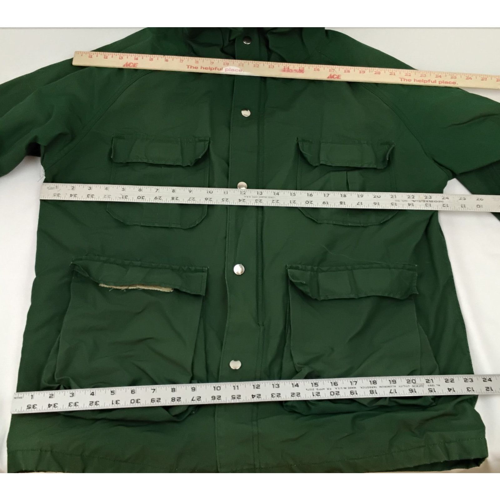 Woolrich Woolen Mills Woolrich 1527 Rain Jacket Men's L Spruce Green Vintage USA Size US L / EU 52-54 / 3 - 10 Thumbnail