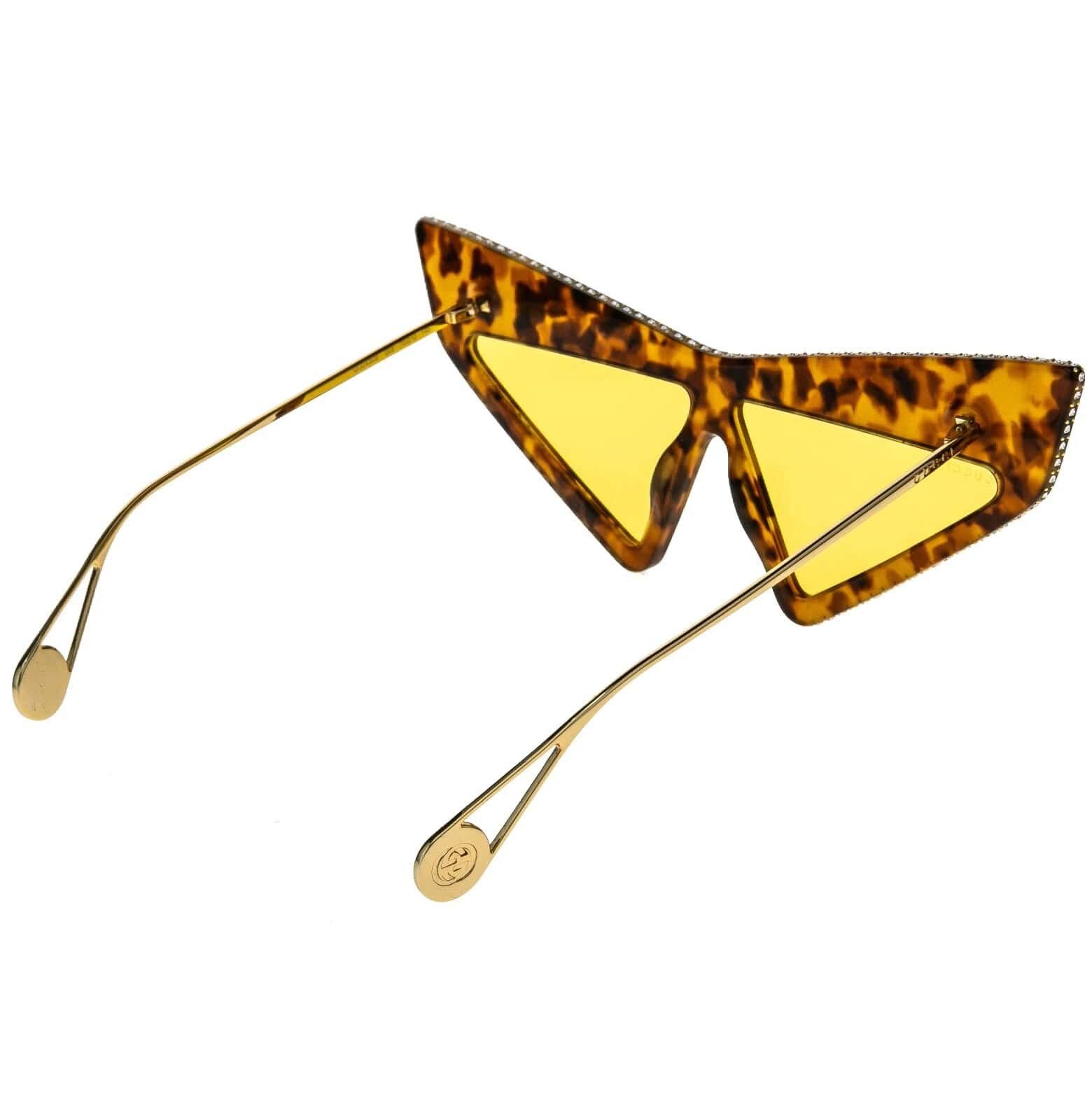 Gucci GUCCI GG0430S Hollywood Forever 0430 Brown Sunglasses 003 Size ONE SIZE - 7 Thumbnail