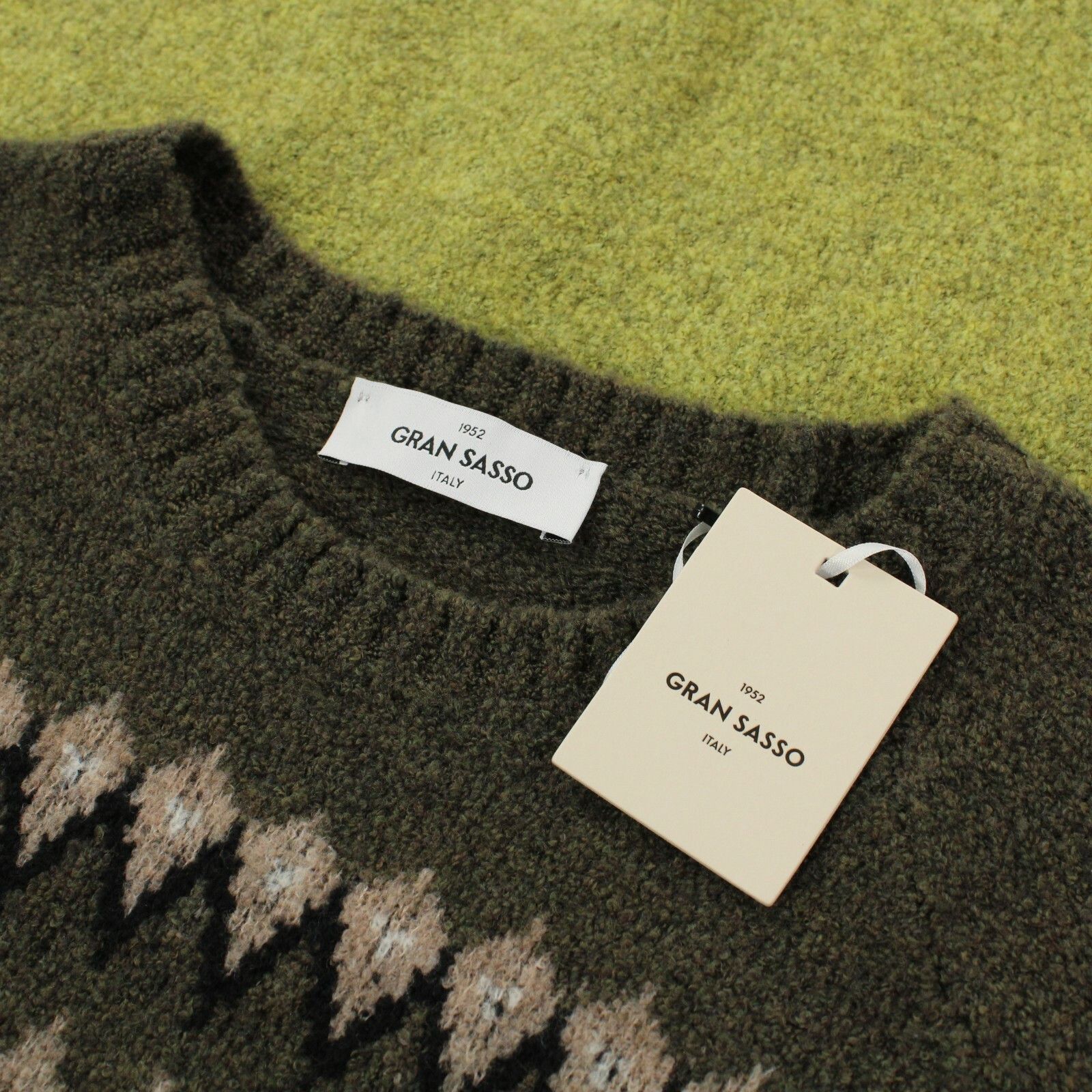 Gran Sasso Gran Sasso Sweater Size US M in Green Size US M / EU 48-50 / 2 - 1 Thumbnail