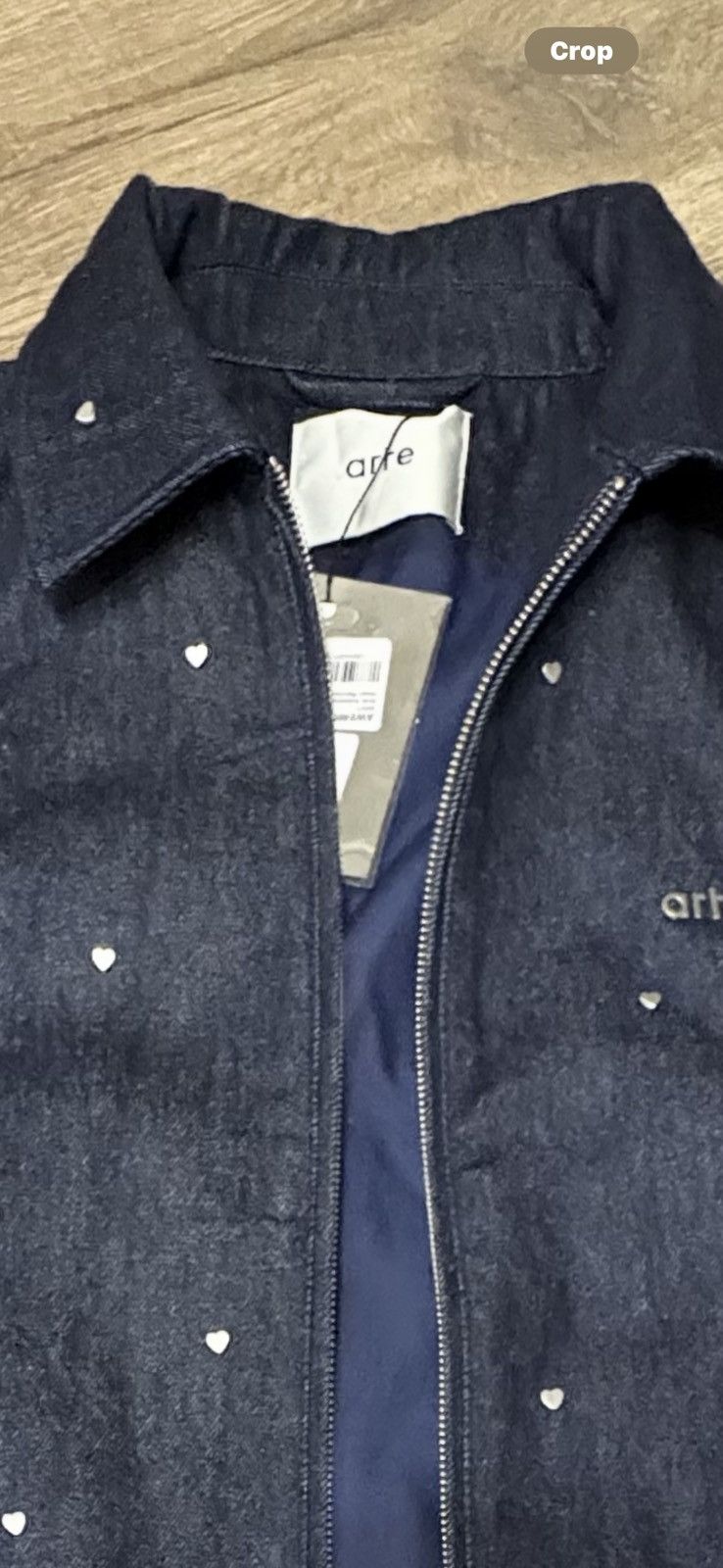 Arte Antwerp HEART DENIM JACKET Size US XS / EU 42 / 0 - 5 Thumbnail