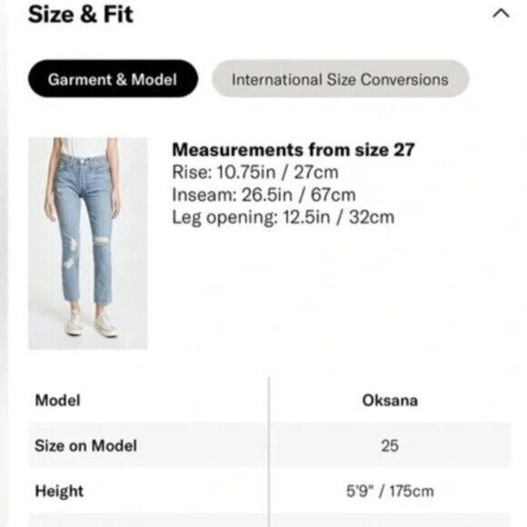 RE/DONE Re/Done (Levi’s) High Rise Straight Distressed Jeans - 27" Size 27" / US 4 / IT 40 - 15 Thumbnail