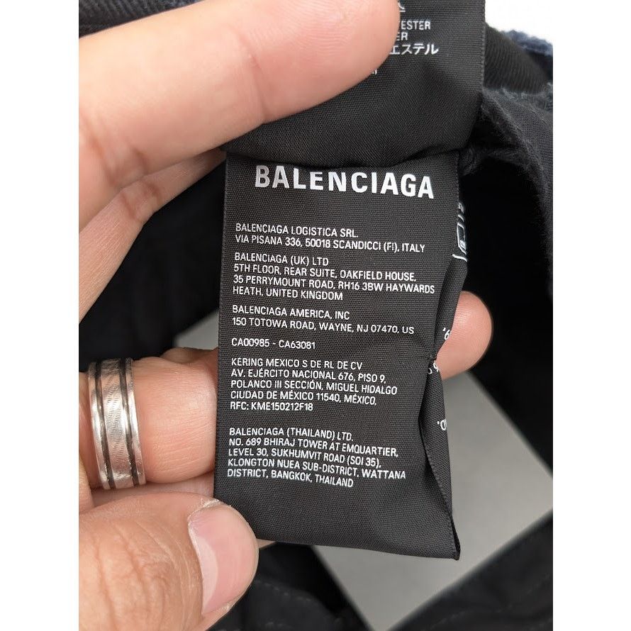 Balenciaga o1rshd1 Q:3 / Size: L / DUP/ Femme Logo Cap / Hat Blue/Black Size ONE SIZE - 20 Thumbnail