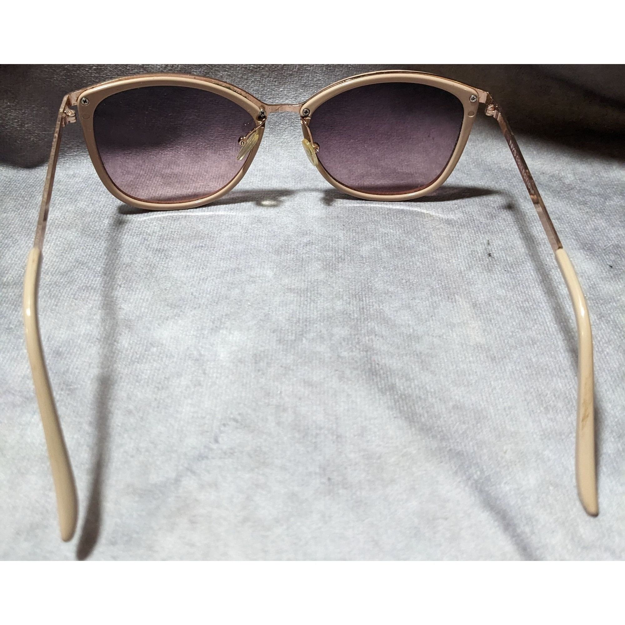 Other NYS Collection Morgan Avenue Beige And Rose Gold Sunglasses Size ONE SIZE - 3 Thumbnail