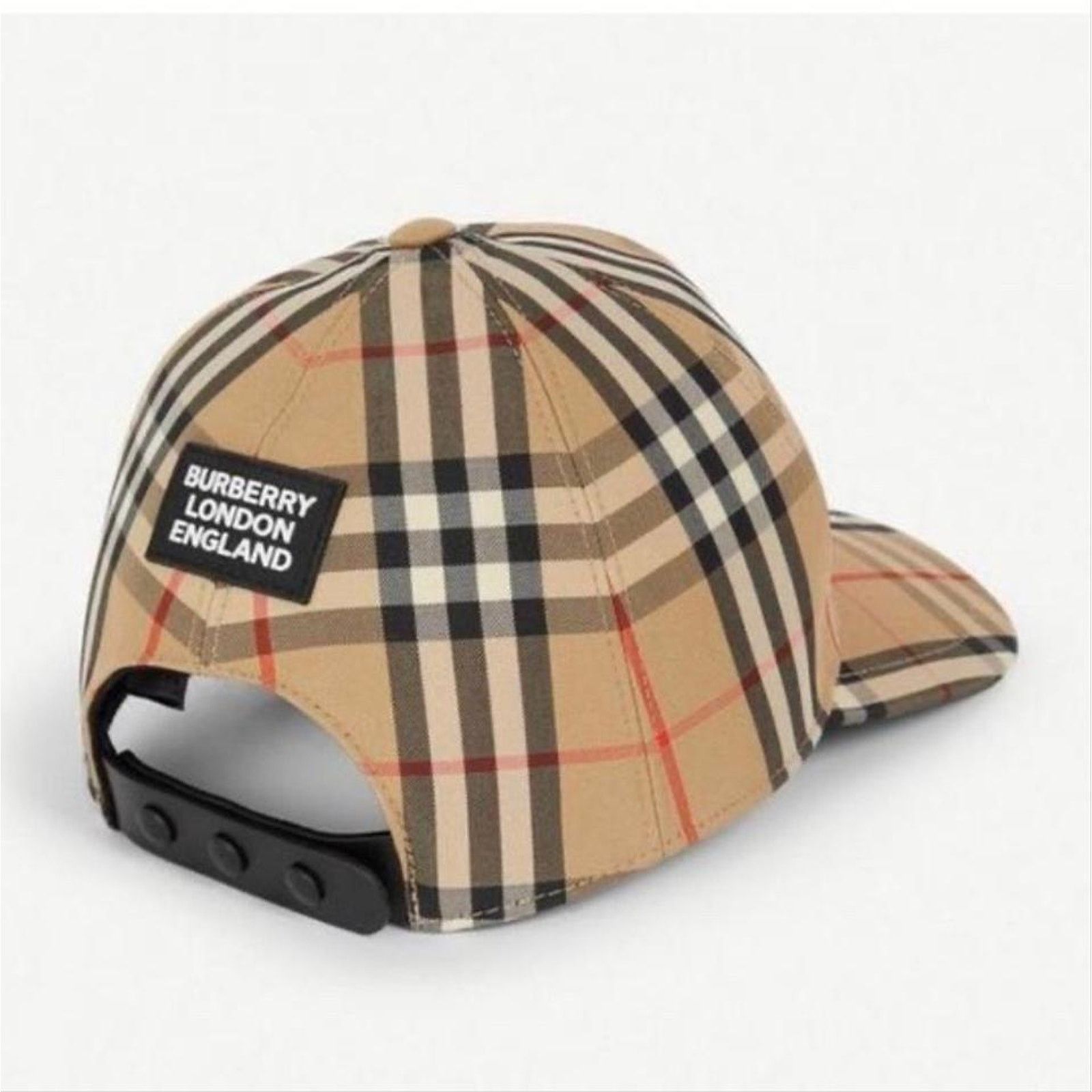 Burberry BURBERRY check logo baseball hat Size ONE SIZE - 3 Thumbnail