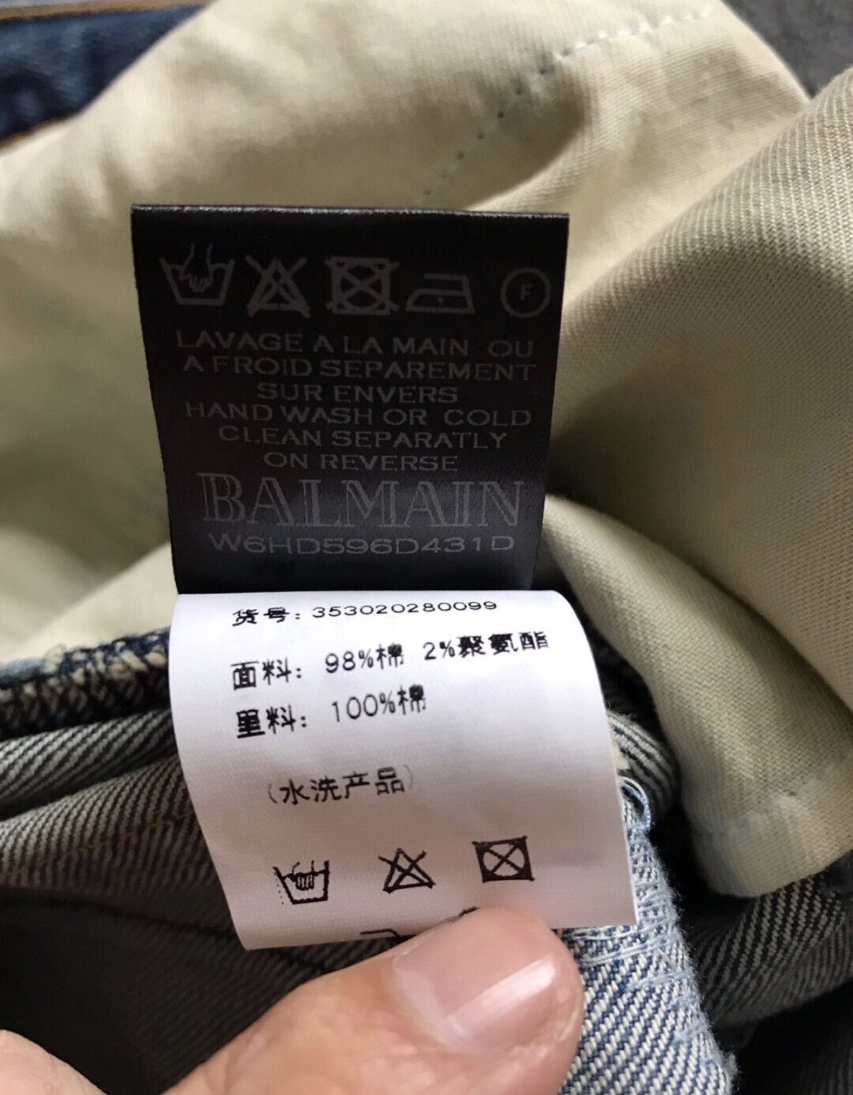 Balmain BALMAIN Jeans — Brand New Size 34 Size US 34 / EU 50 - 7 Thumbnail