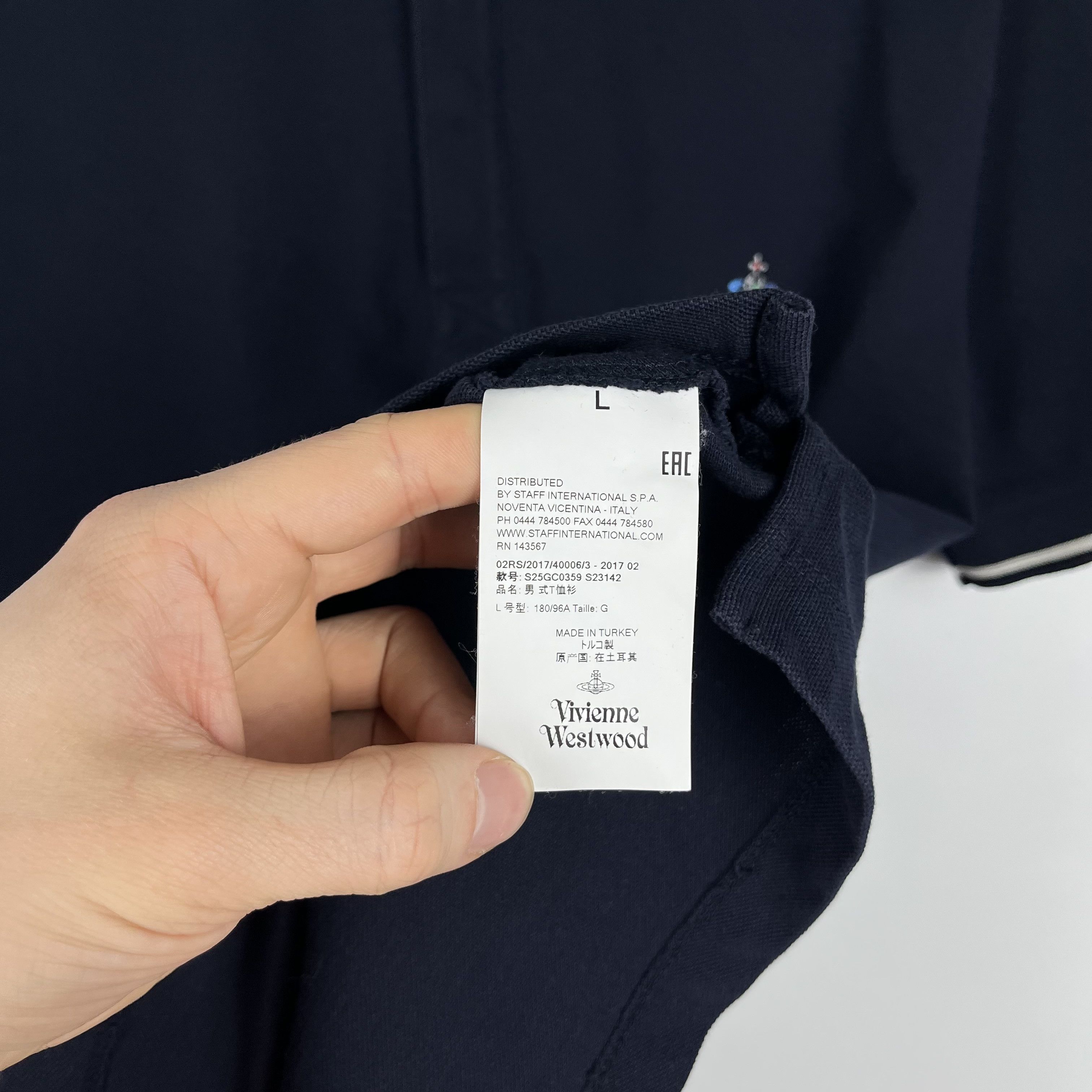 Vivienne Westwood Vivienne Westwood Orb Logo Polo Shirt Size US L / EU 52-54 / 3 - 10 Thumbnail