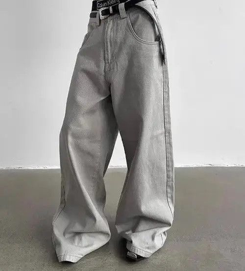 VIBE Fashion Dragging Skater Baggy Jeans Unisex Size US 33 - 2 Thumbnail