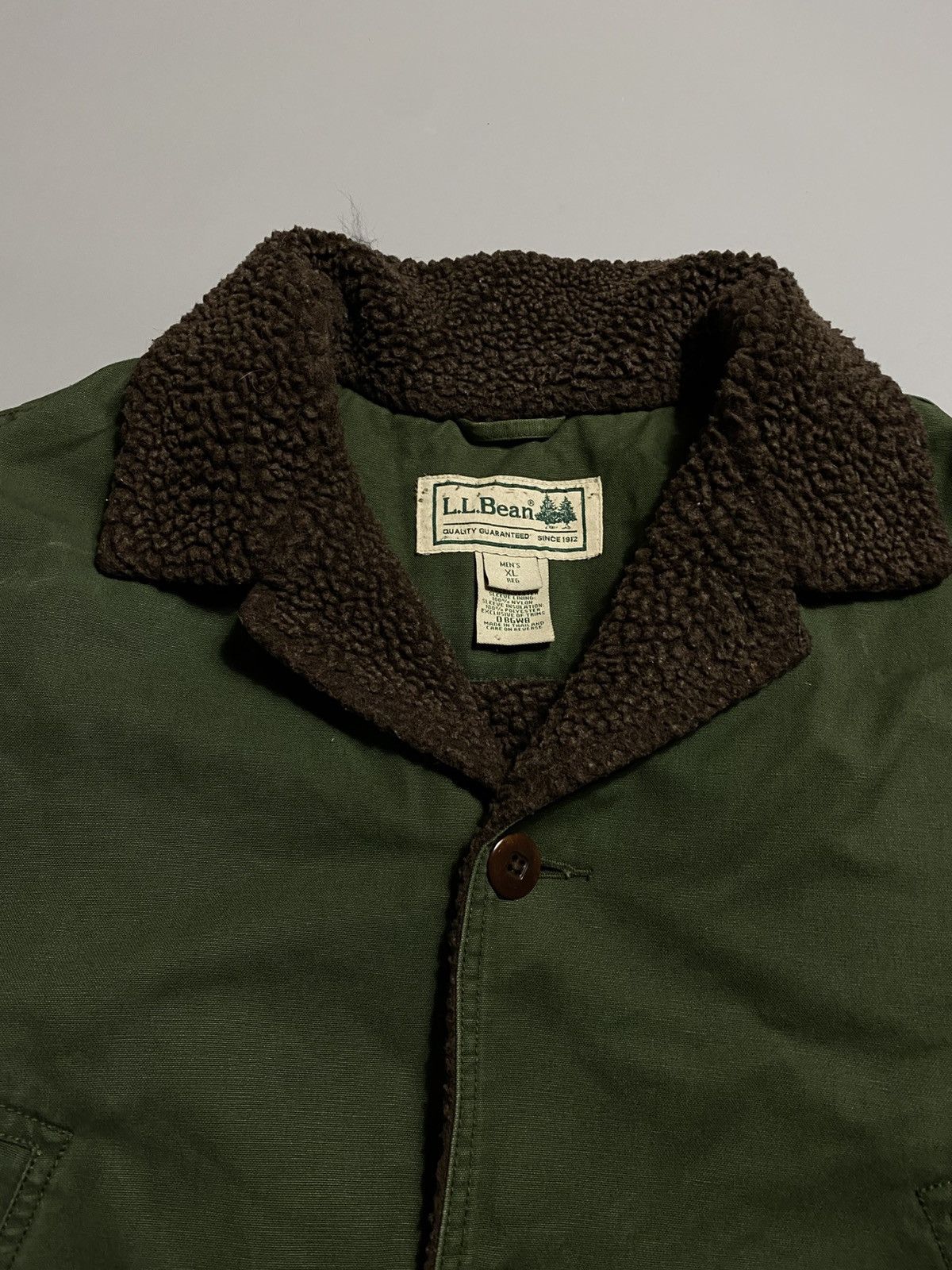 L.L. Bean L.L.Bean real sheepskin hunting jacket vintage USA Size US XL / EU 56 / 4 - 4 Thumbnail