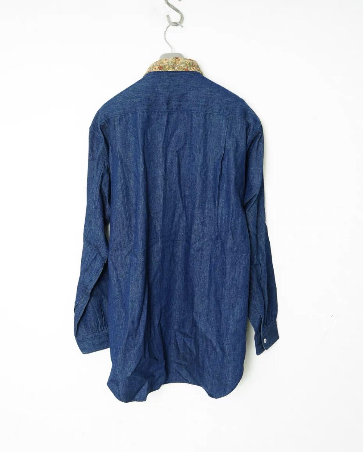 Yohji Yamamoto Yohji Yamamoto Y's For Men Floral Panel Collar Relaxed Shirt Size US M / EU 48-50 / 2 - 6 Thumbnail