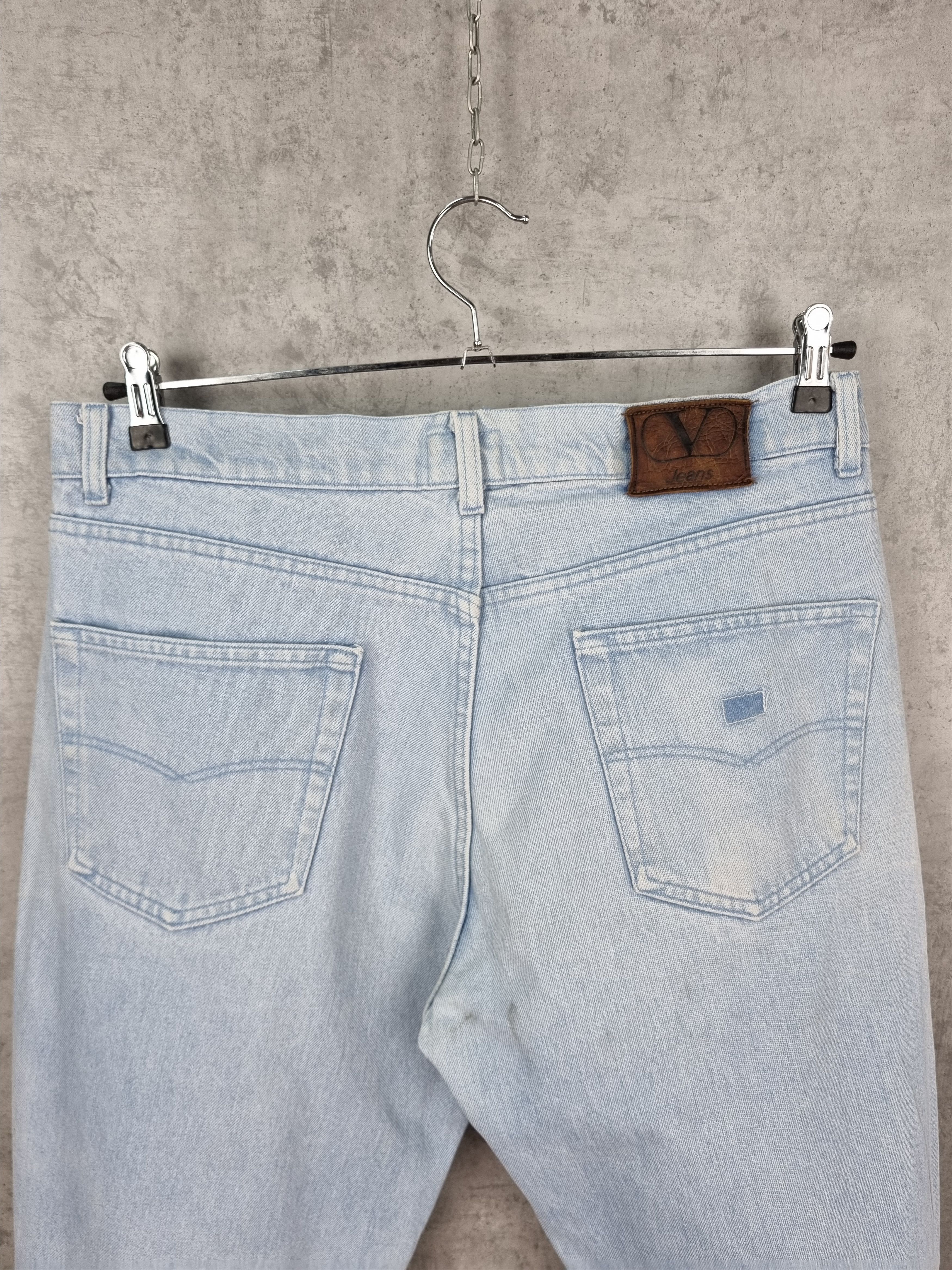 Gianni Valentino × Valentino 80s Vintage VALENTINO Bootcut Cropped Jeans Size US 33 - 12 Thumbnail
