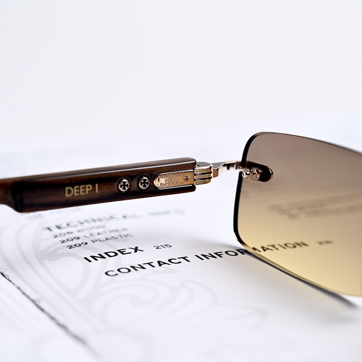 Chrome Hearts CHROME HEARTS DEEP I GLASSES Size ONE SIZE - 6 Thumbnail